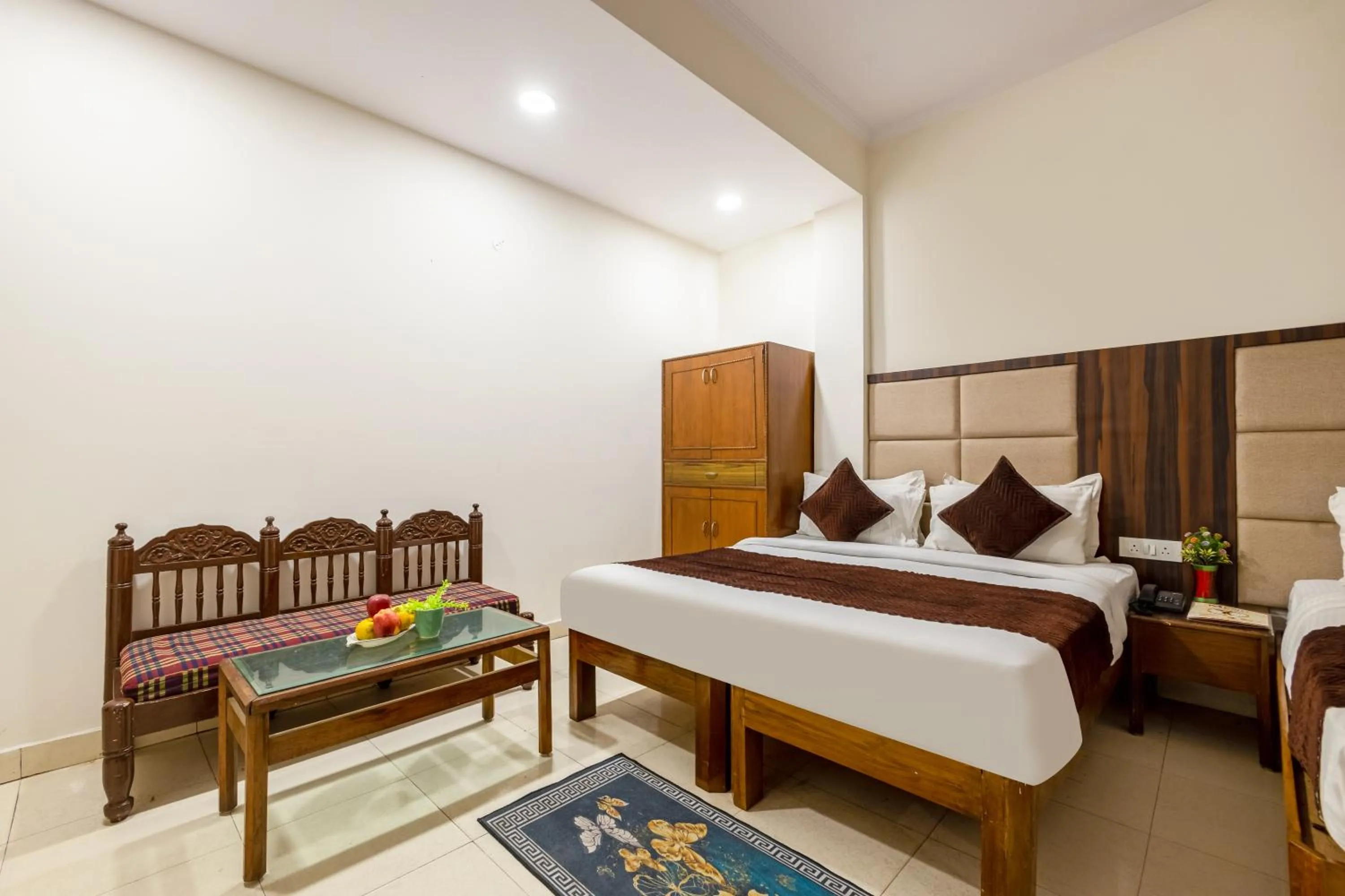 Bed in Hotel South Indian