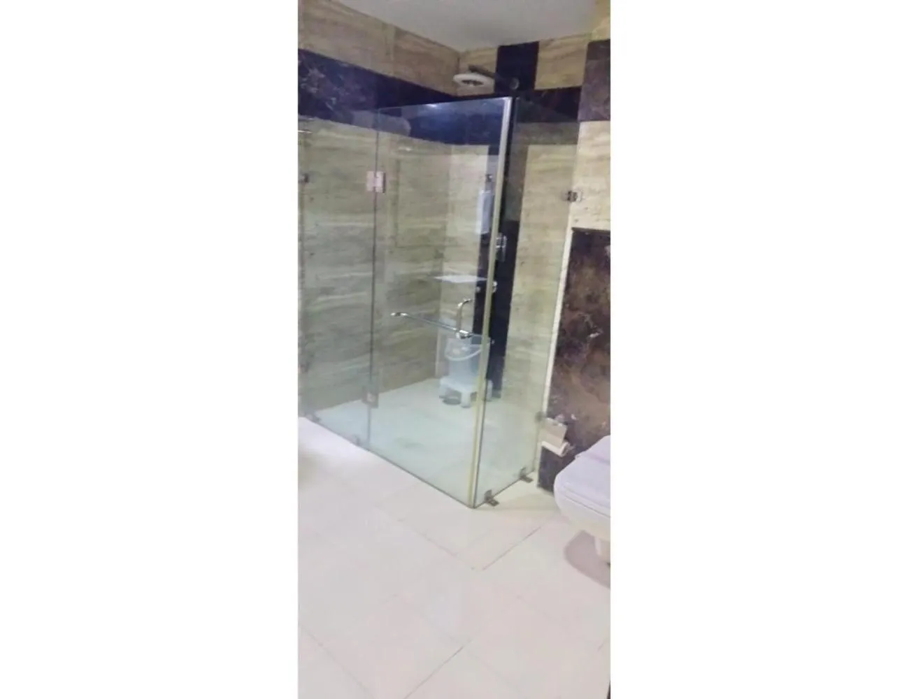 Shower in Hotel Blue Sapphire, Agra