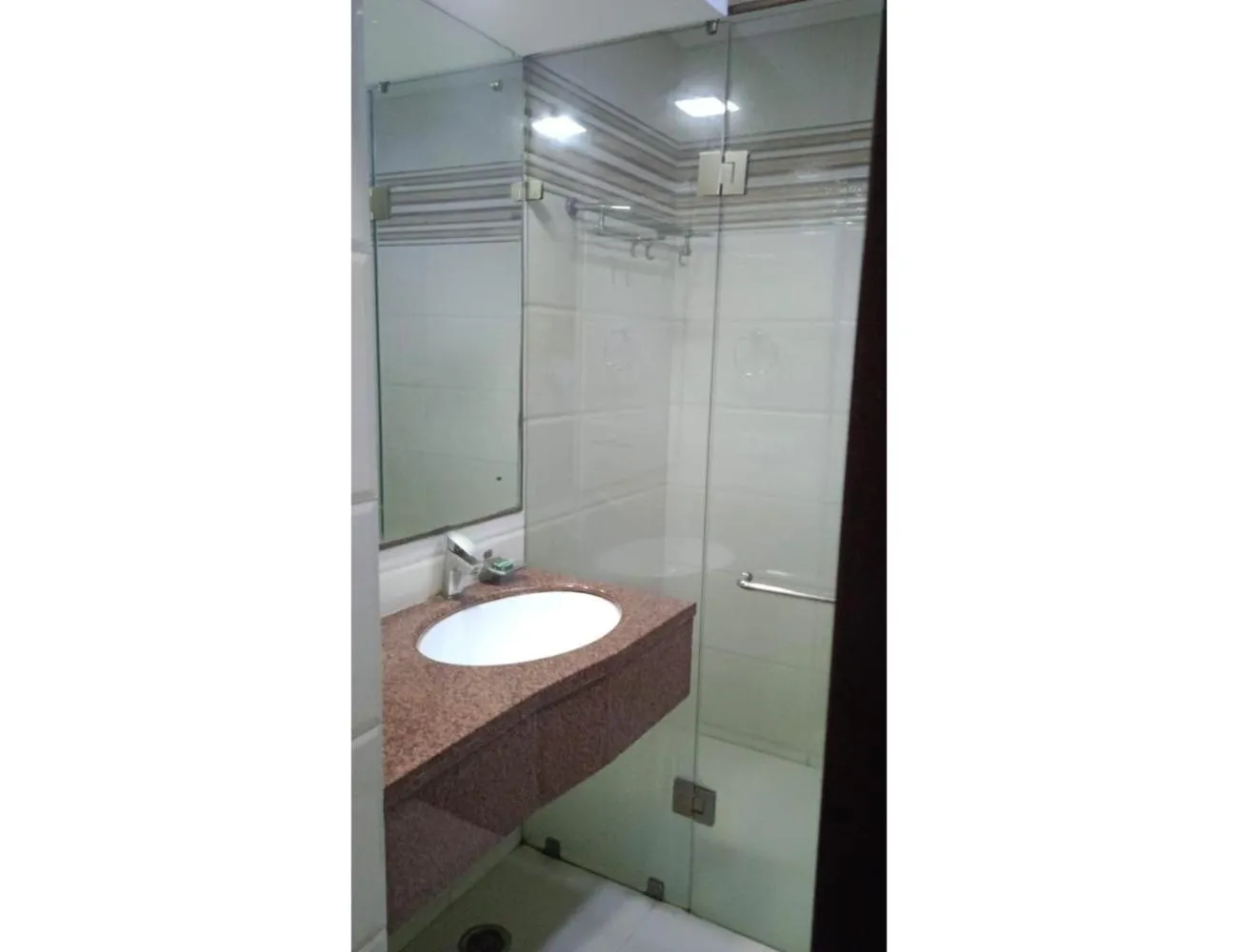 Shower in Hotel Blue Sapphire, Agra