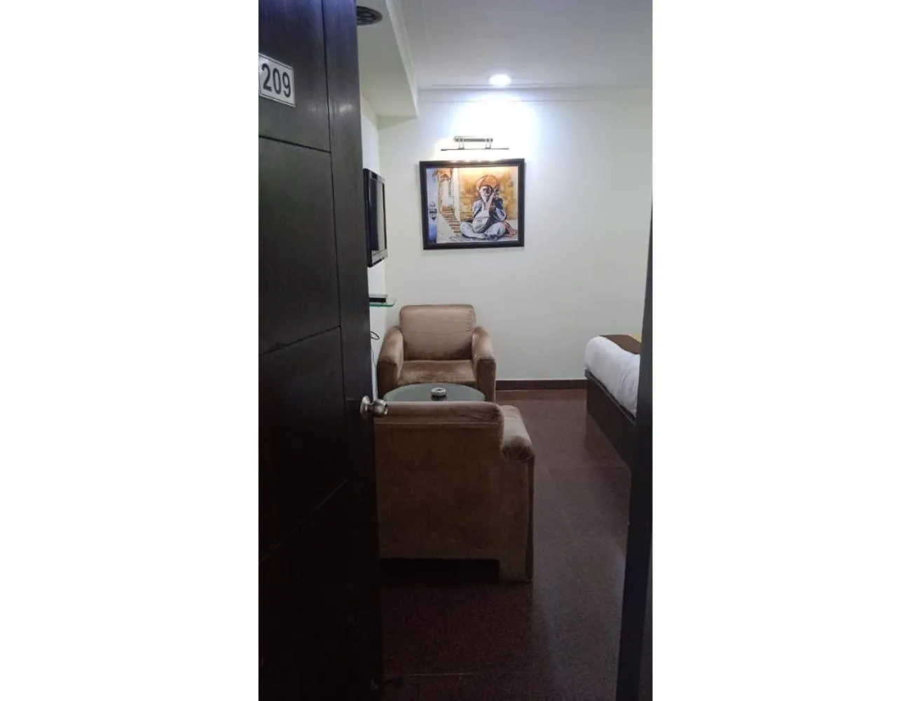 Bed in Hotel Blue Sapphire, Agra