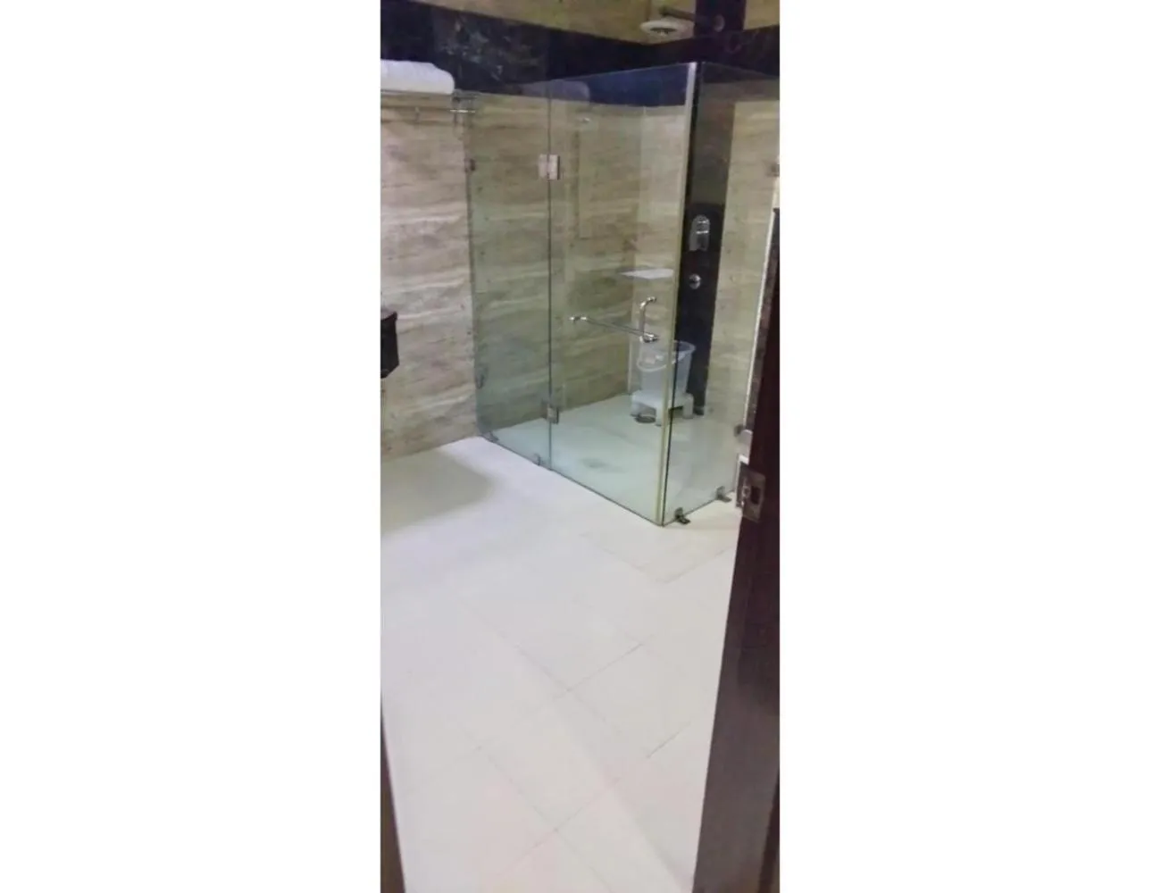 Shower in Hotel Blue Sapphire, Agra