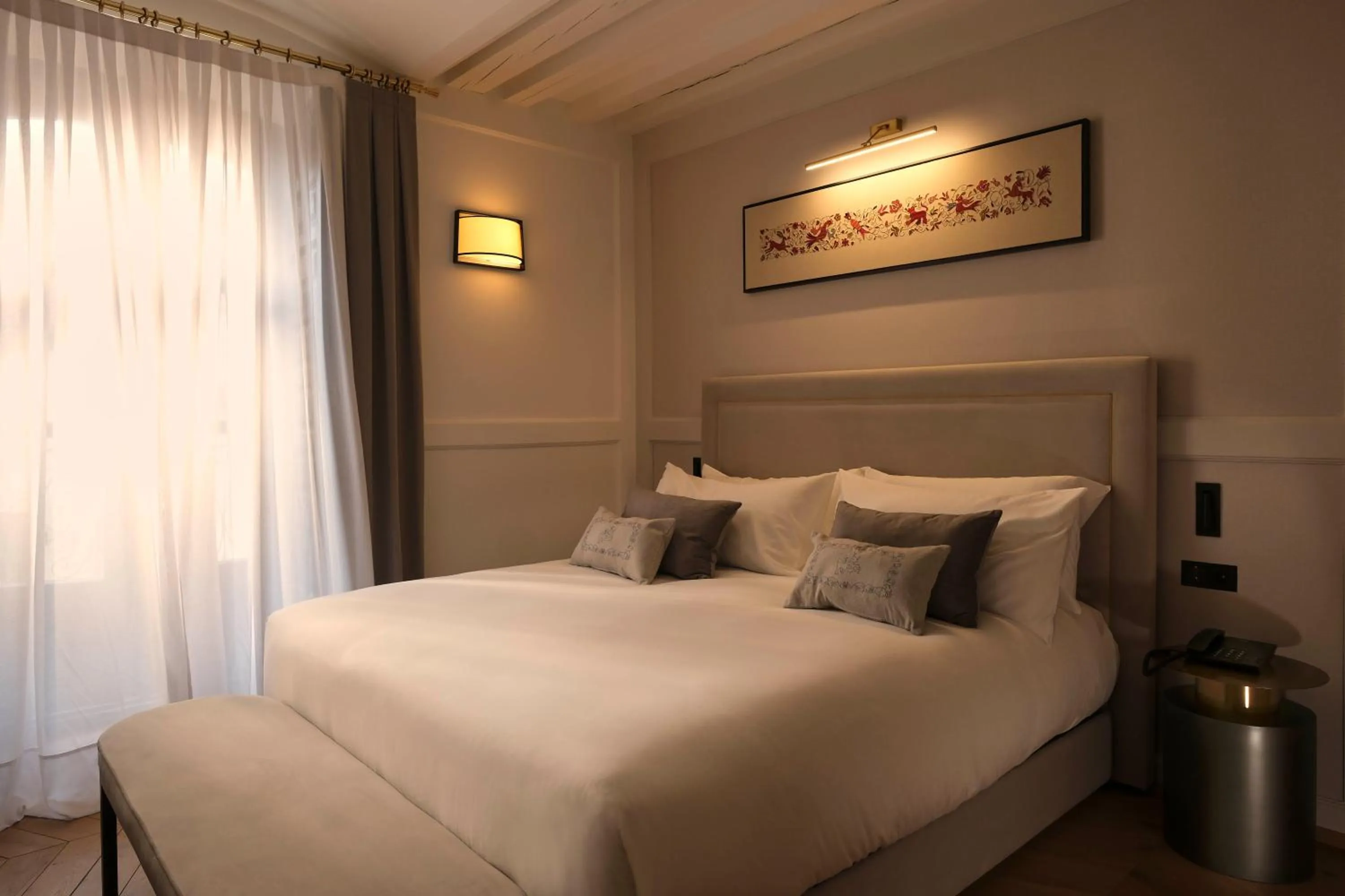 Bed in Eunice Hotel Gastronómico