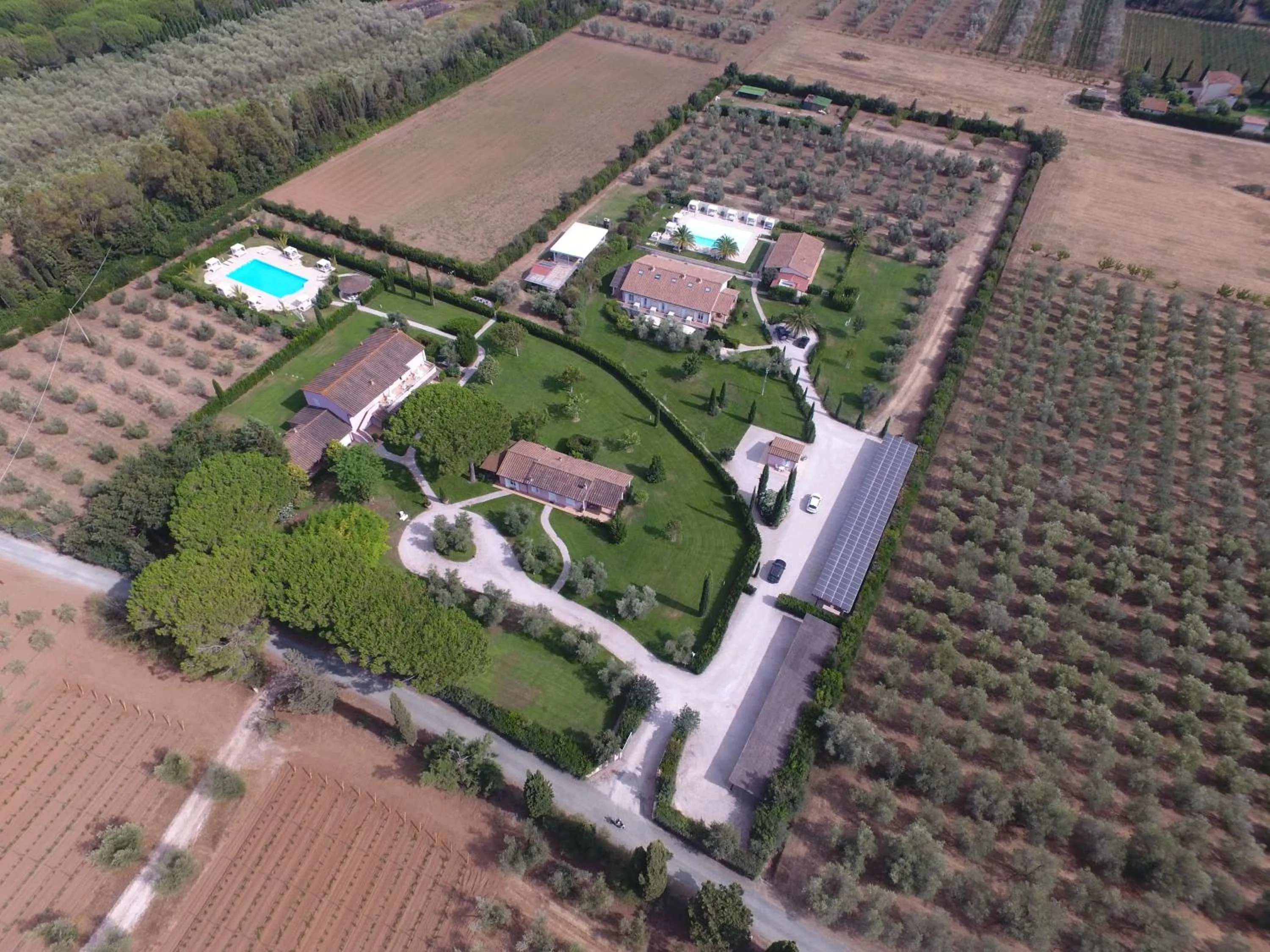 Bird's eye view in Relais Le Fornacelle