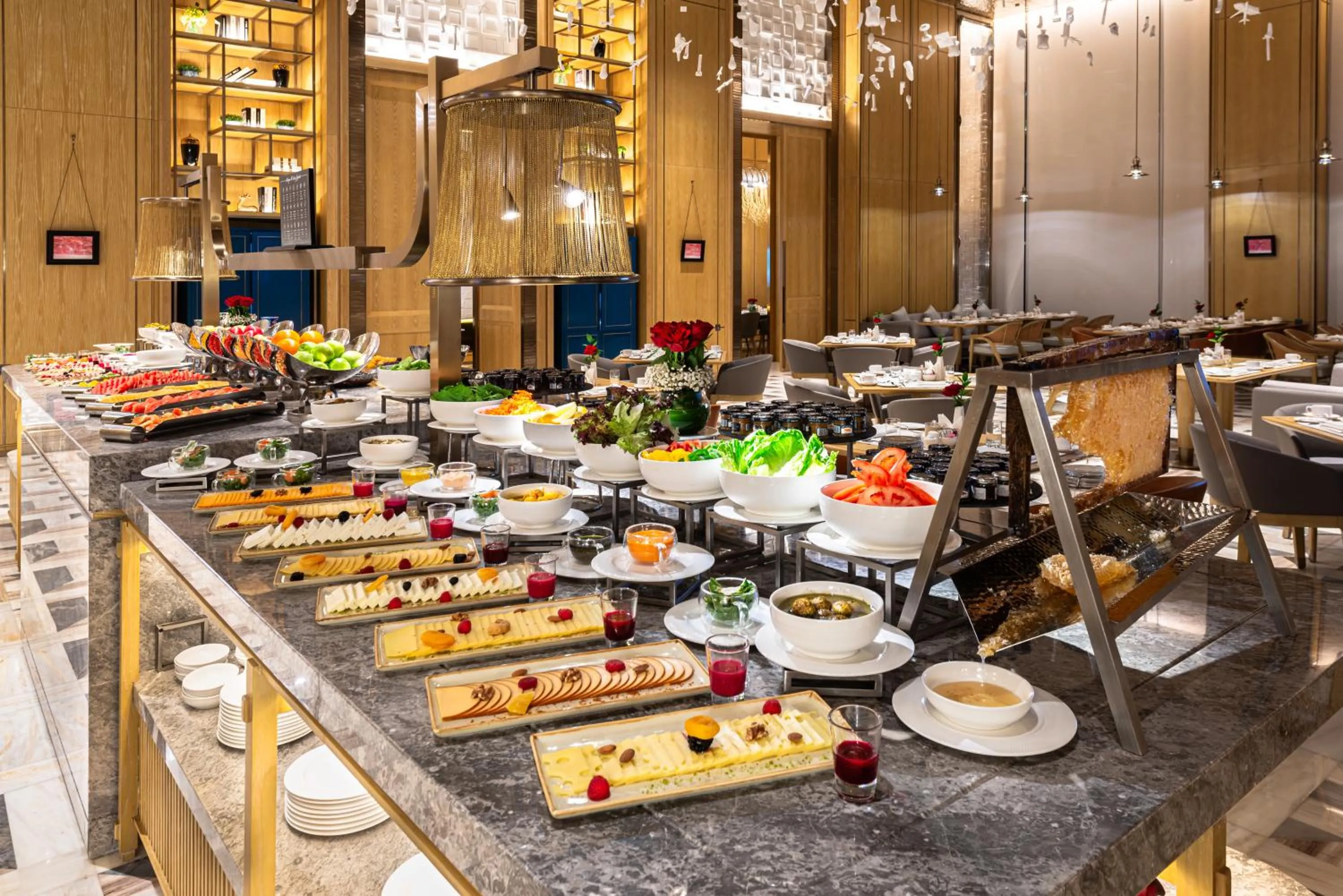 Buffet breakfast in Narcissus The Royal Hotel