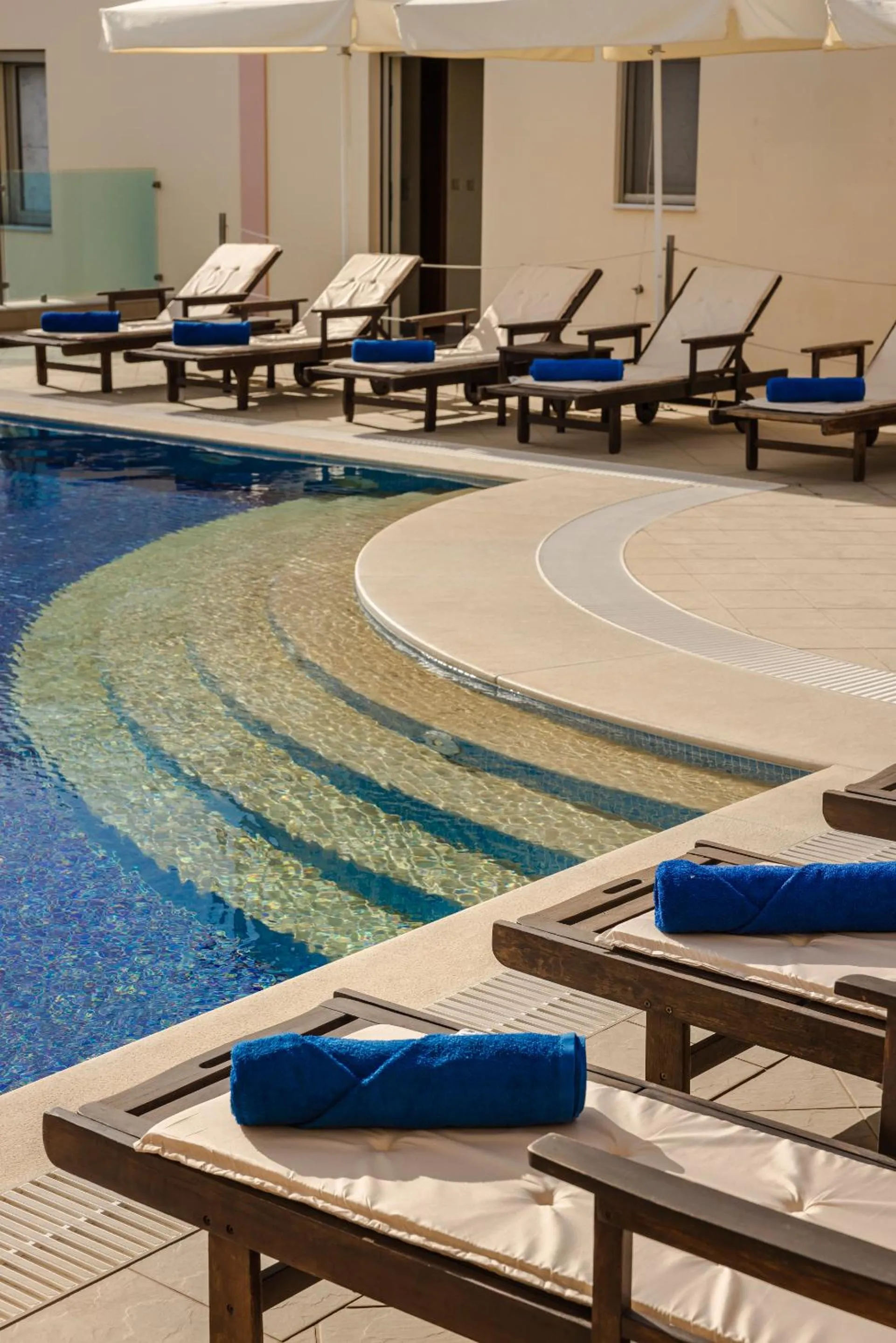 Pool view in Belle View Hotel - Sea View & Sunset