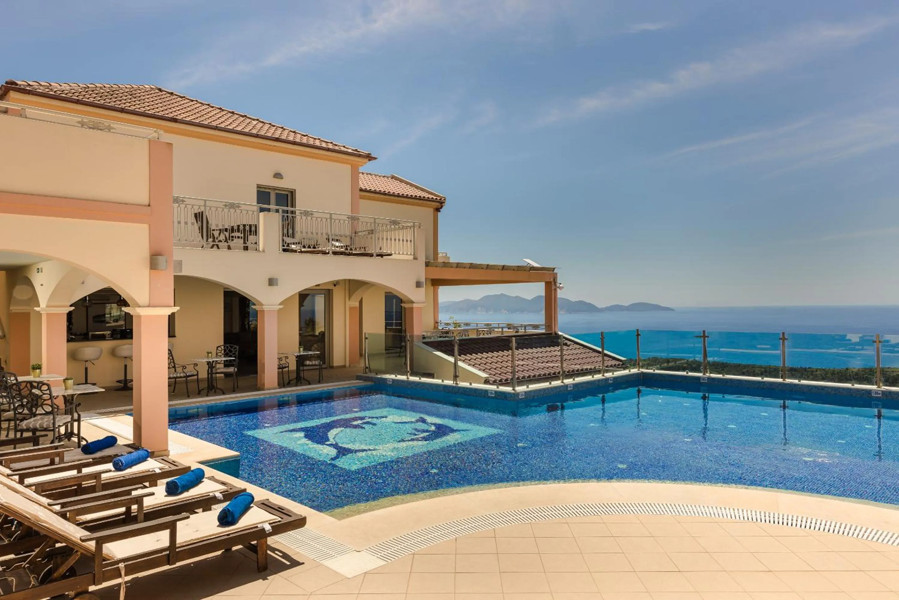 Patio in Belle View Hotel - Sea View & Sunset