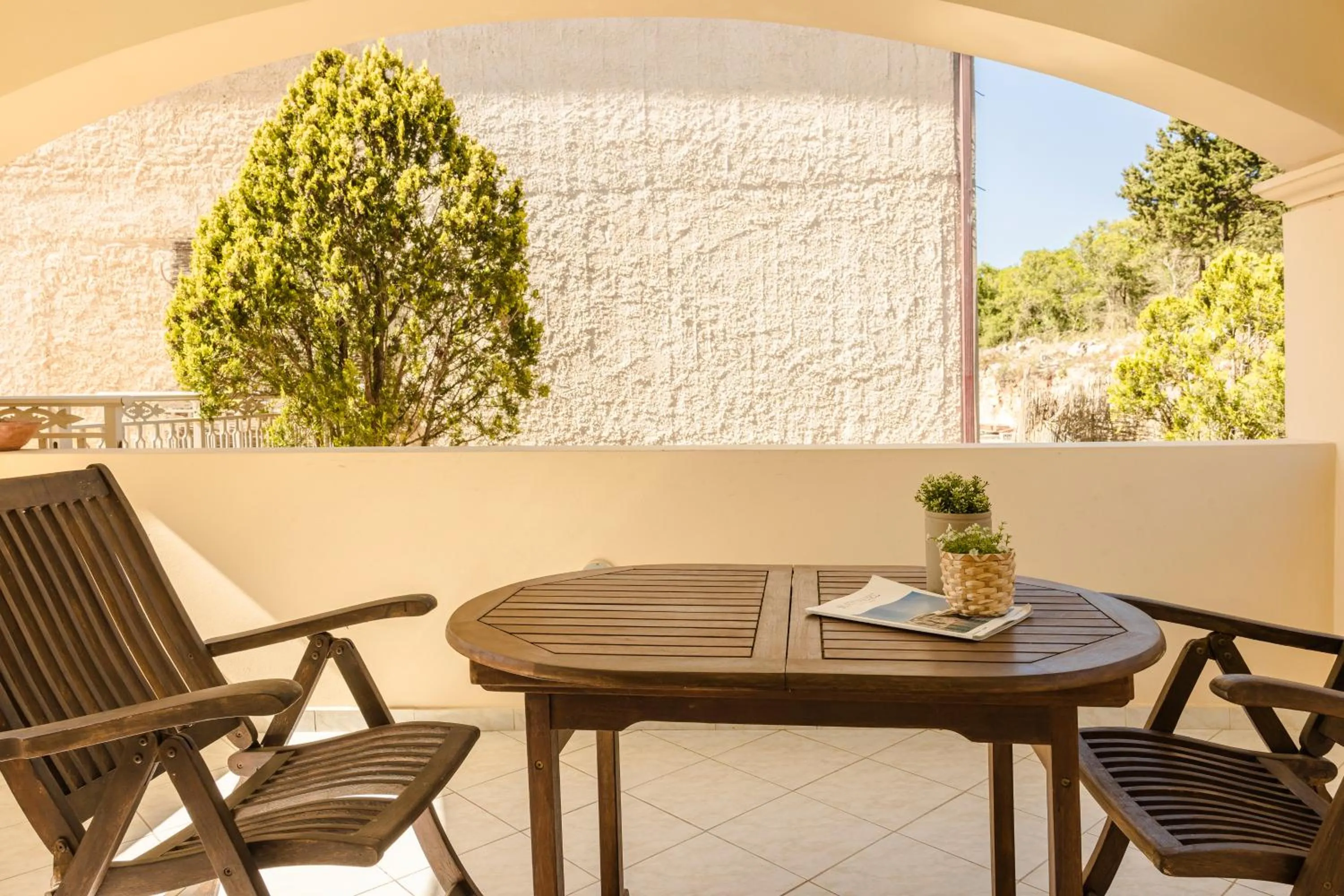 Patio in Belle View Hotel - Sea View & Sunset