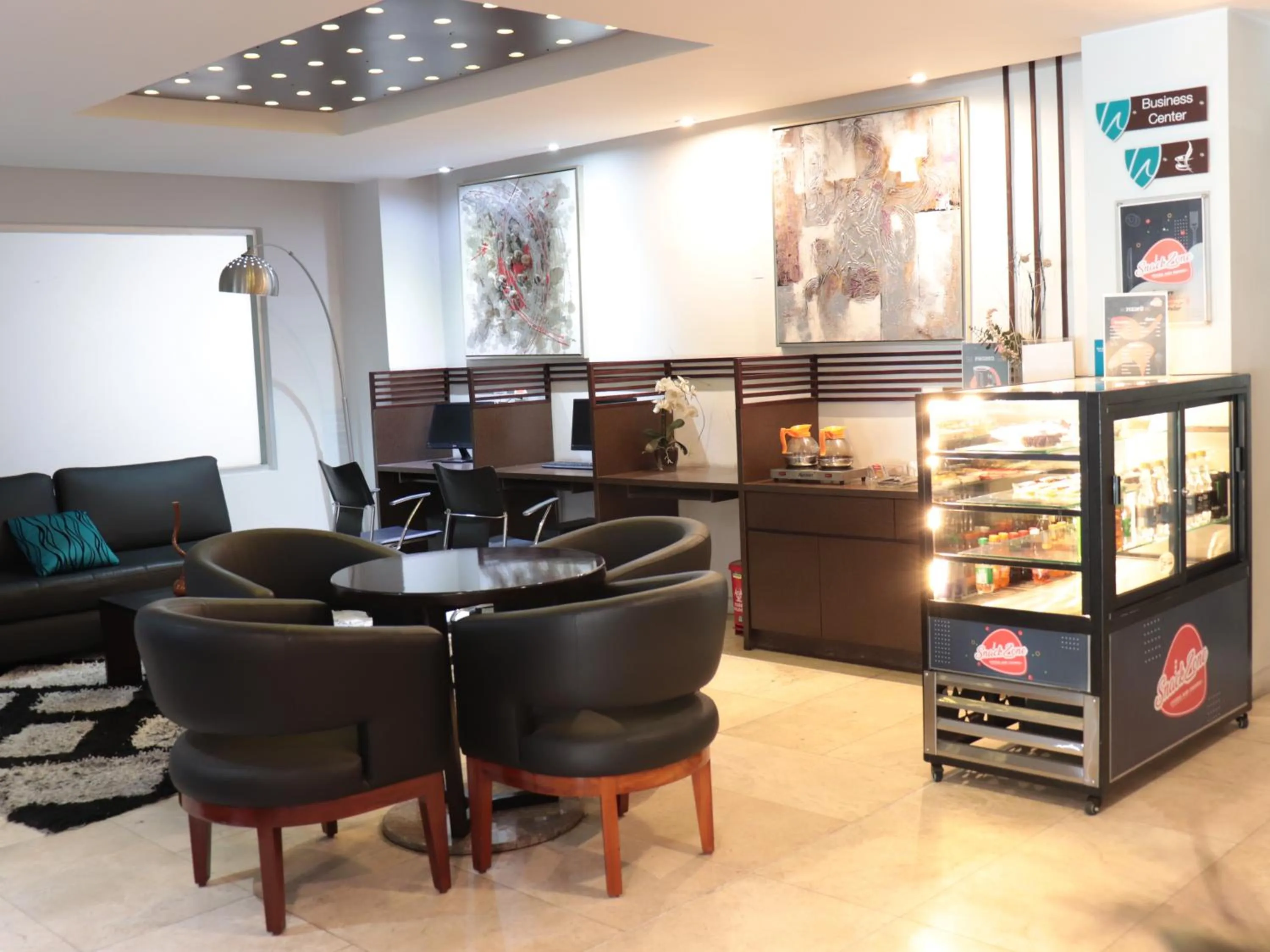 Seating area in Hotel Valgus