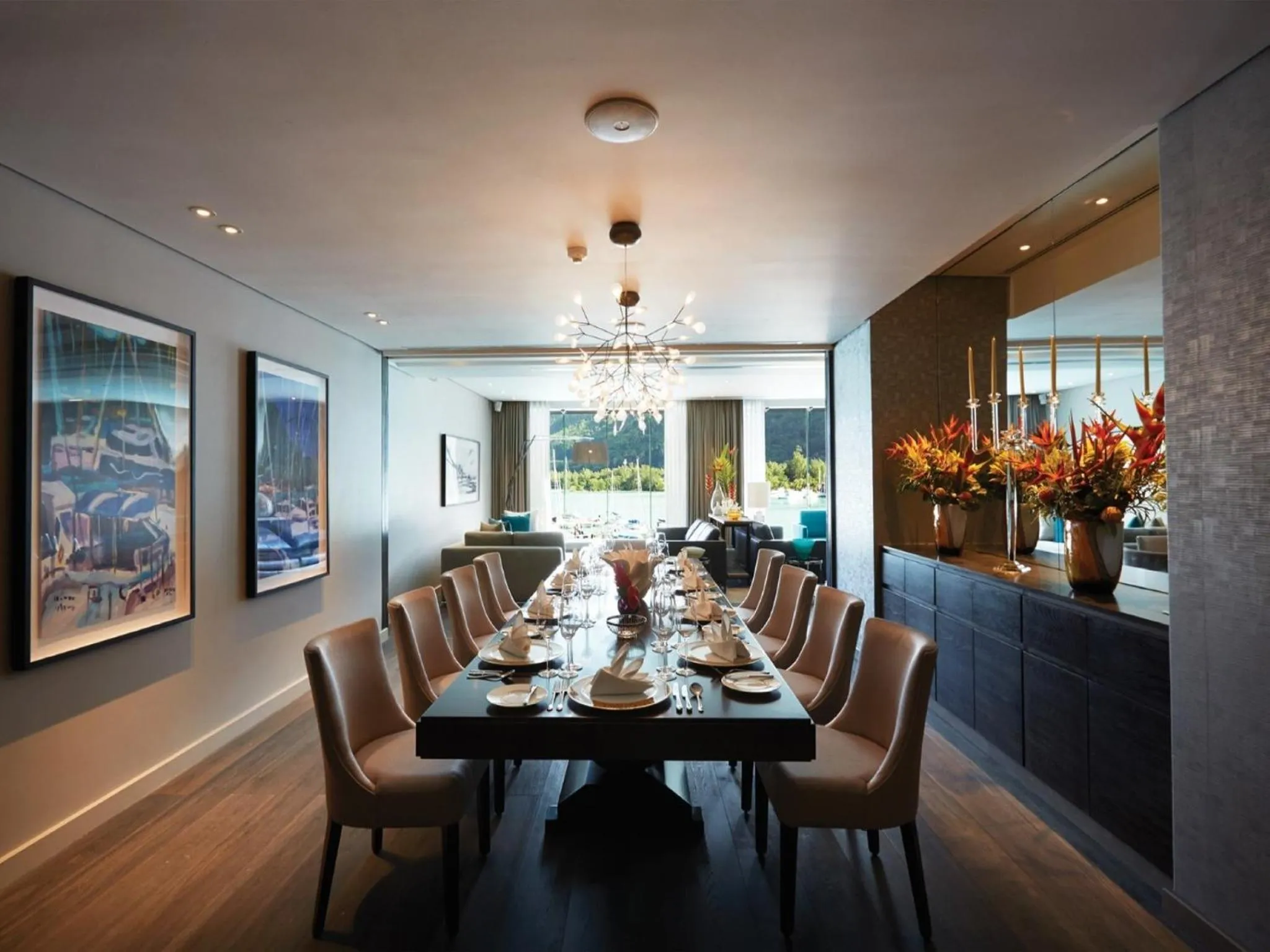 Decorative detail in Eden Bleu Hotel