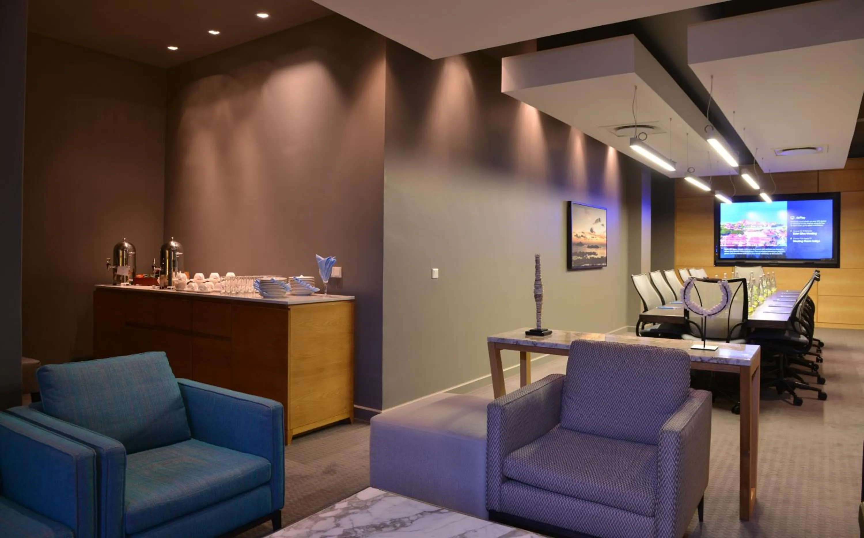 Seating area in Eden Bleu Hotel