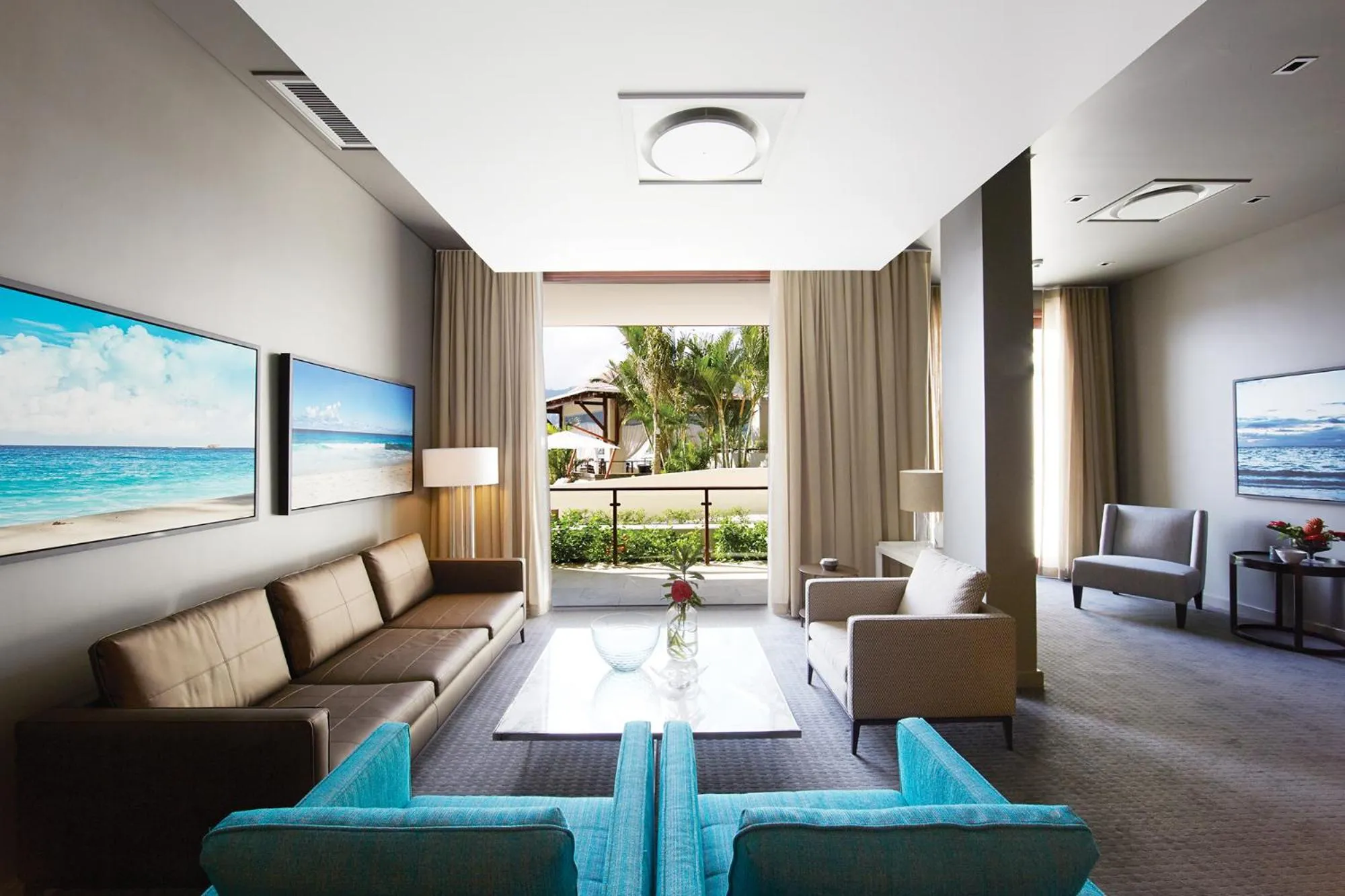 Seating area in Eden Bleu Hotel