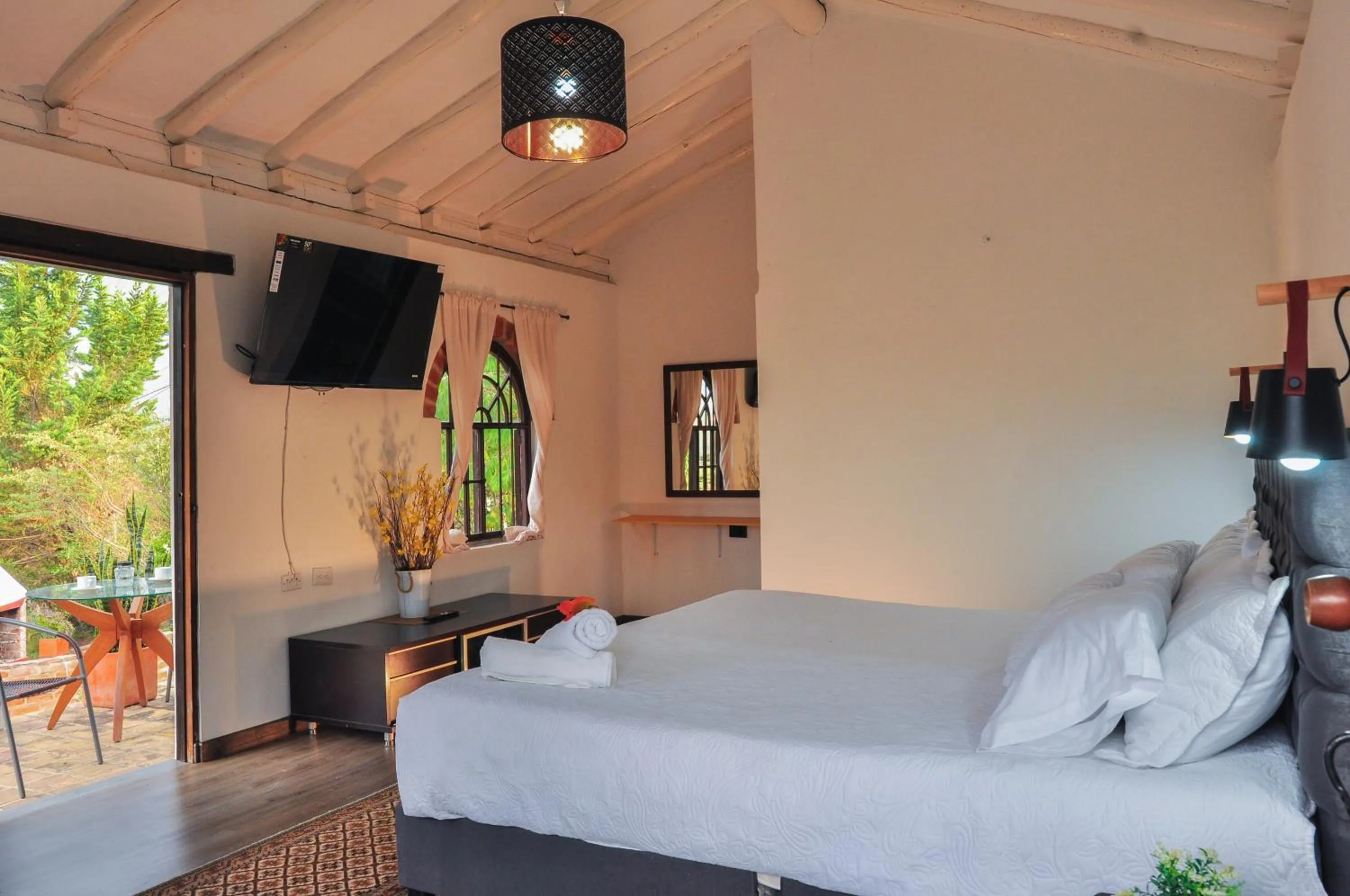 Photo of the whole room in Hotel el Mirador Villa de Leyva