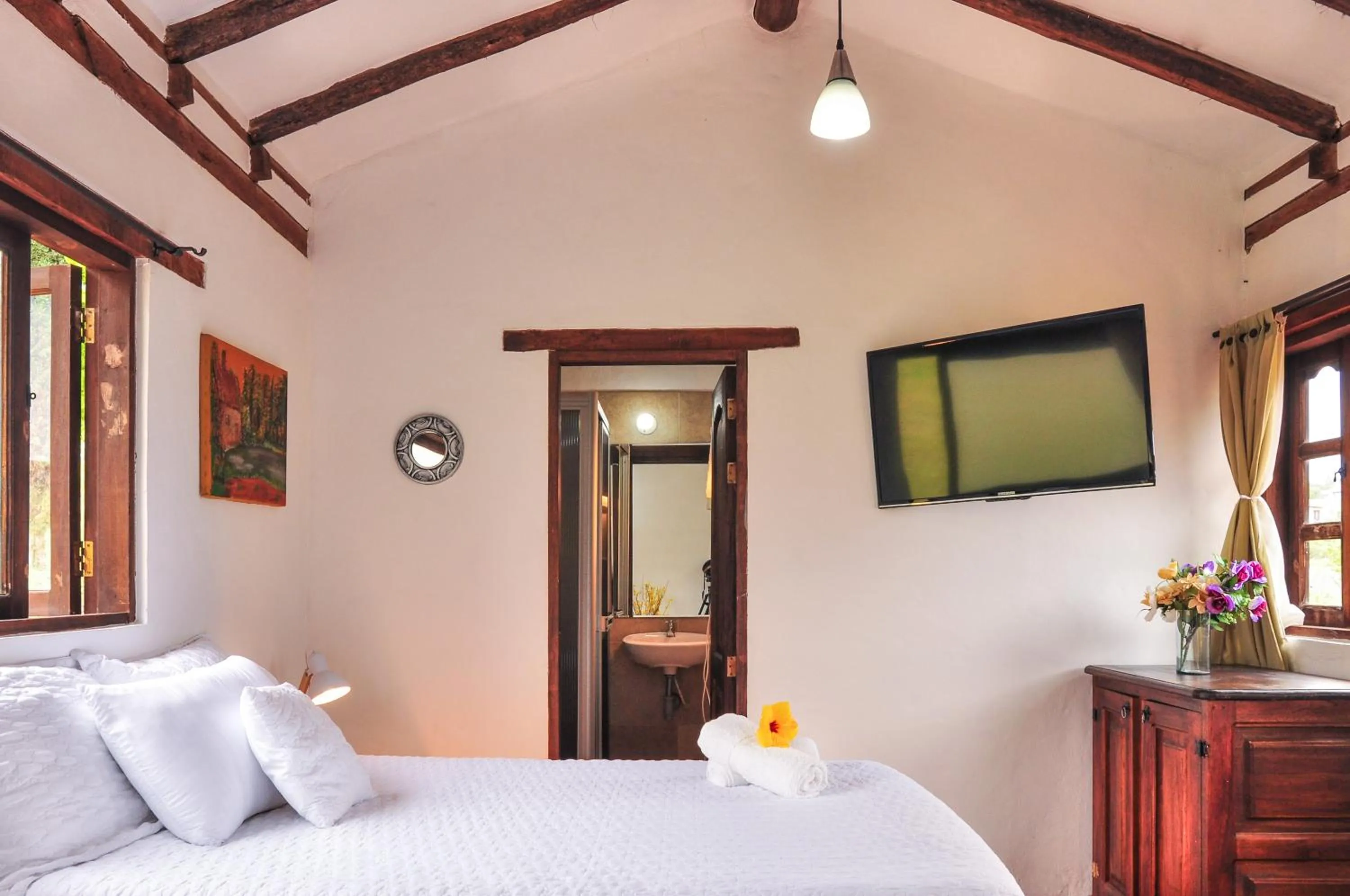 Photo of the whole room in Hotel el Mirador Villa de Leyva