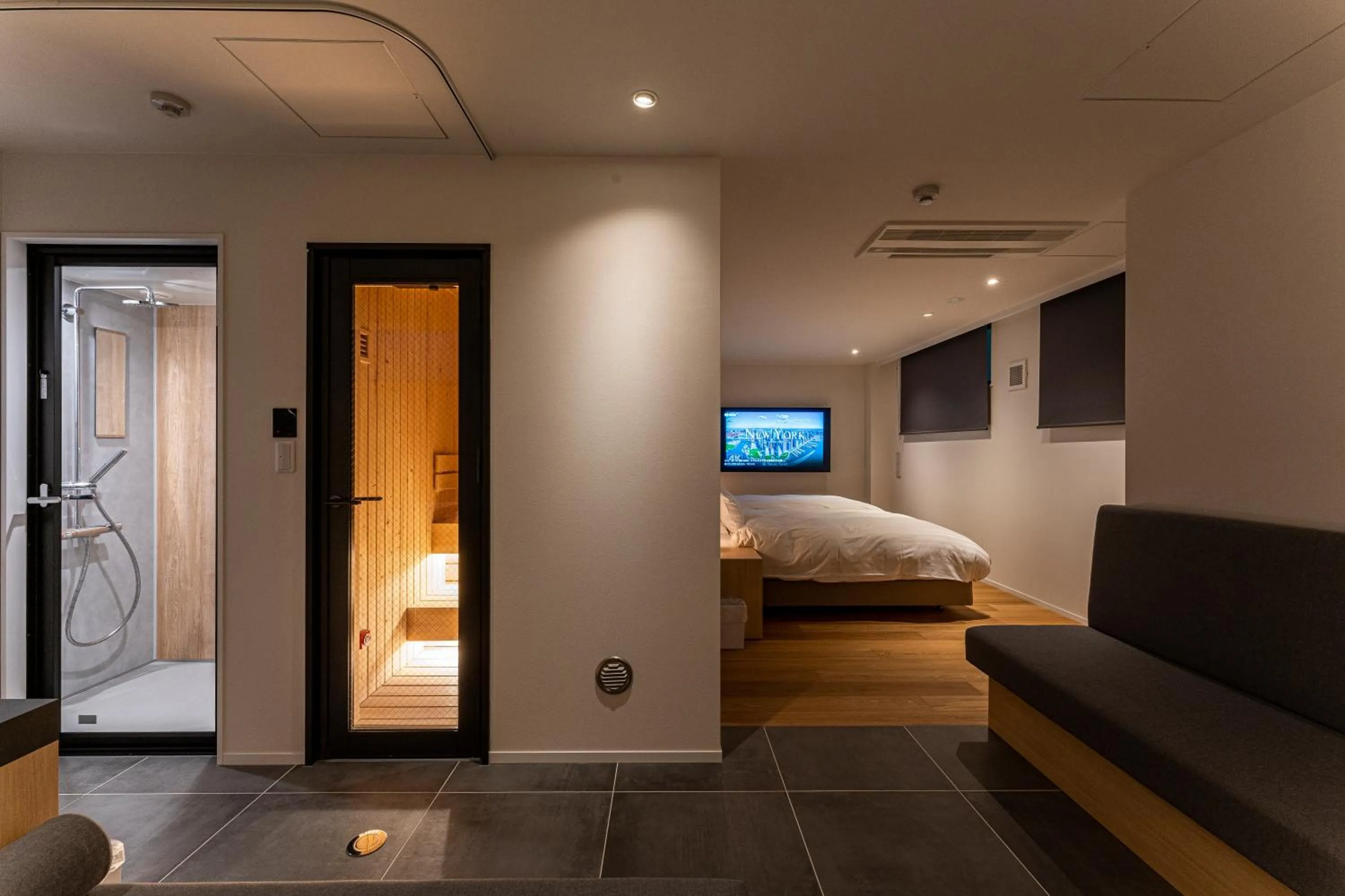 Photo of the whole room, Bed in 9HOTEL Tenjin