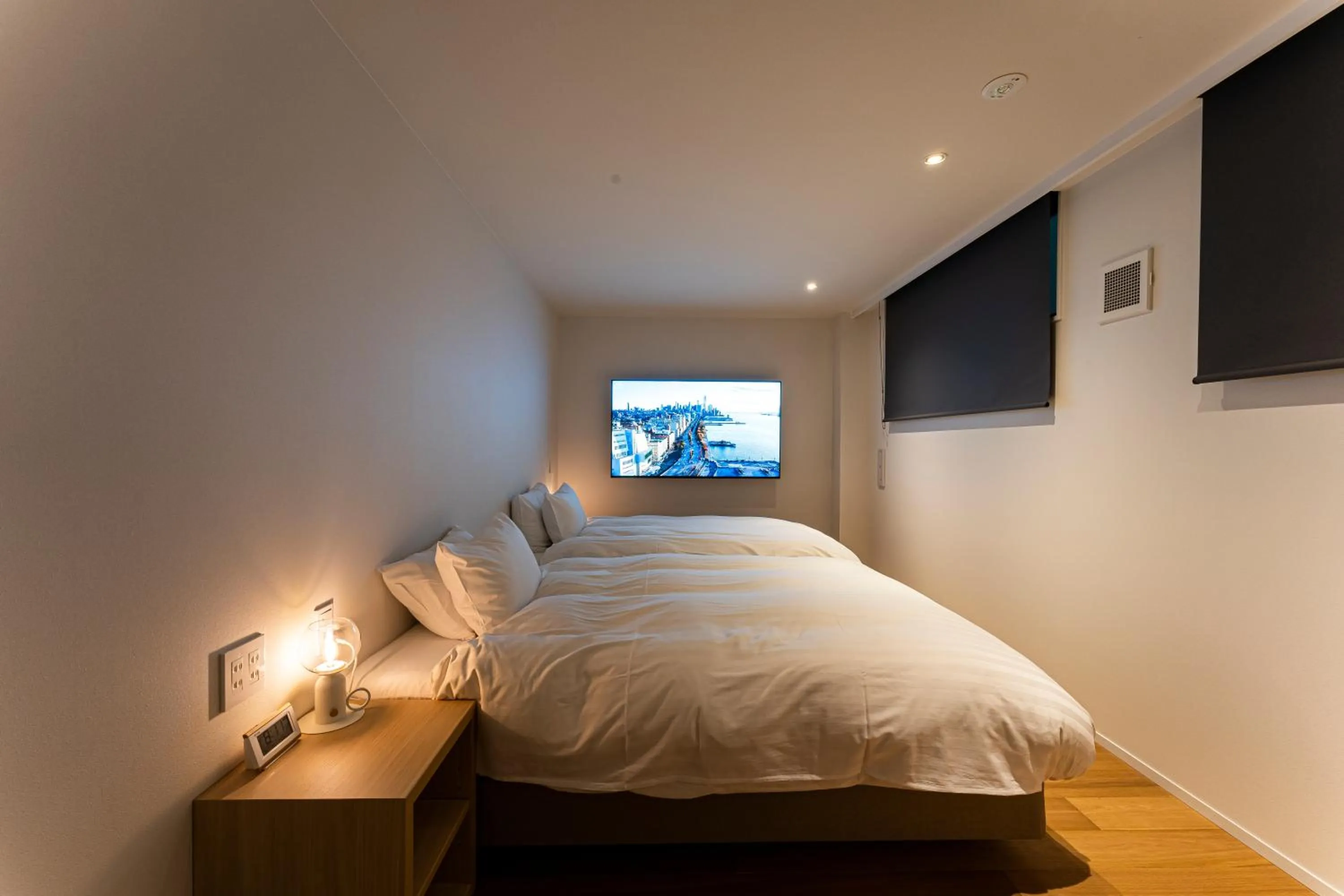 Photo of the whole room, Bed in 9HOTEL Tenjin