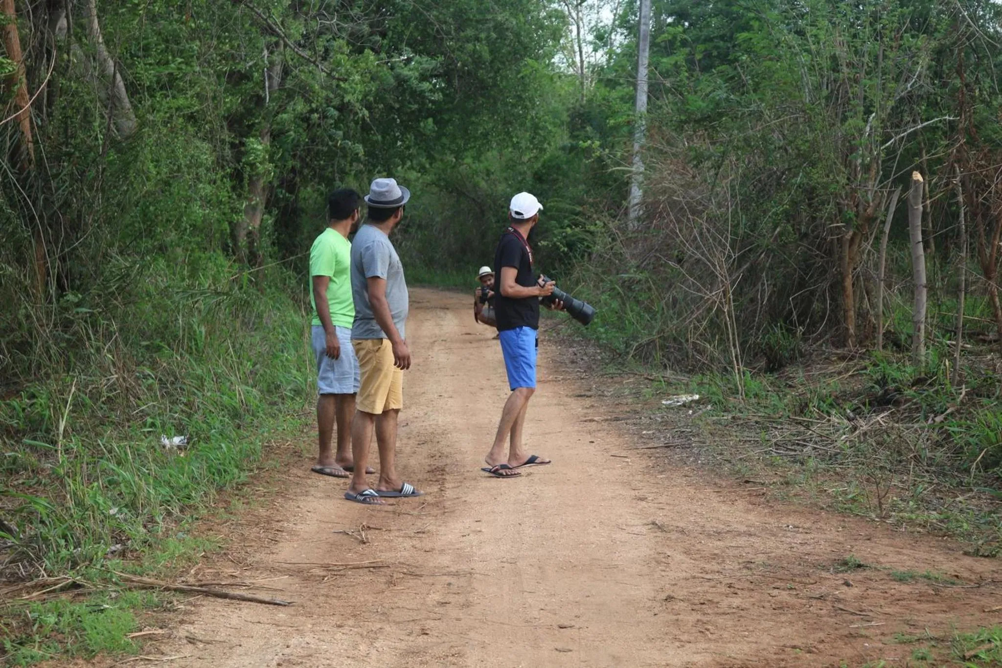 Hiking in Dev's Campground