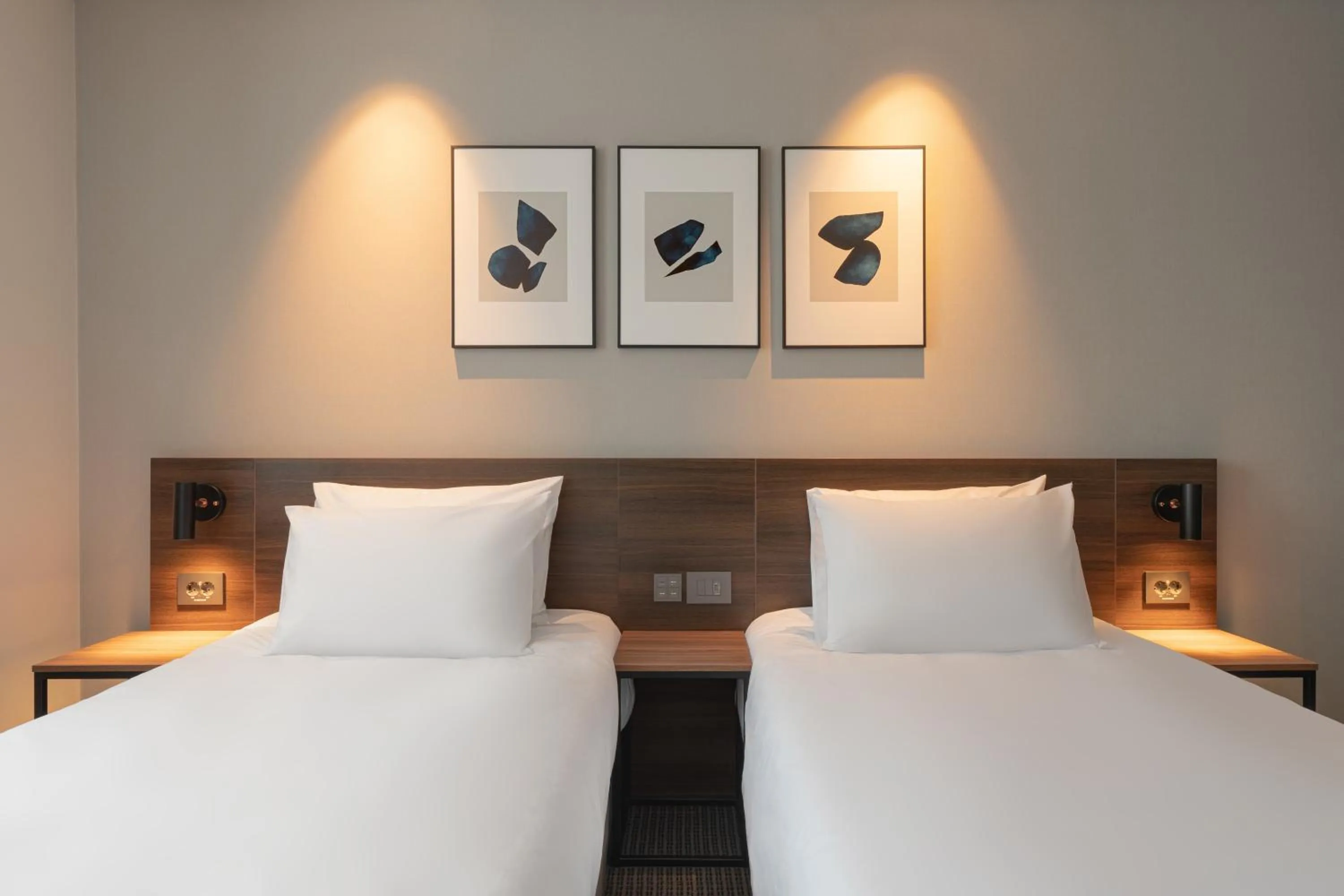 Bed in Urbanstay Busan songdo Beach