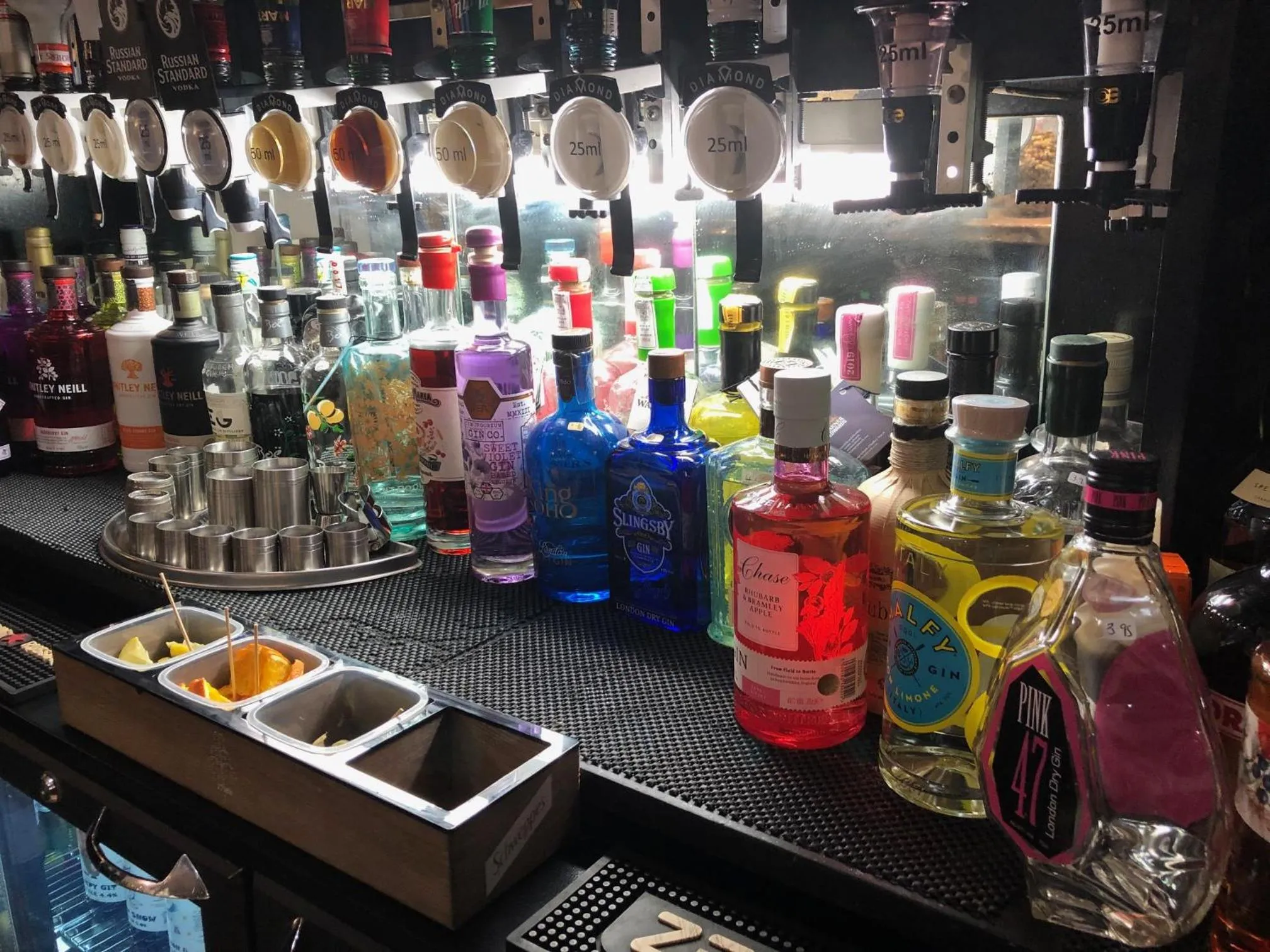 Drinks in The Dog & Partridge Country Inn