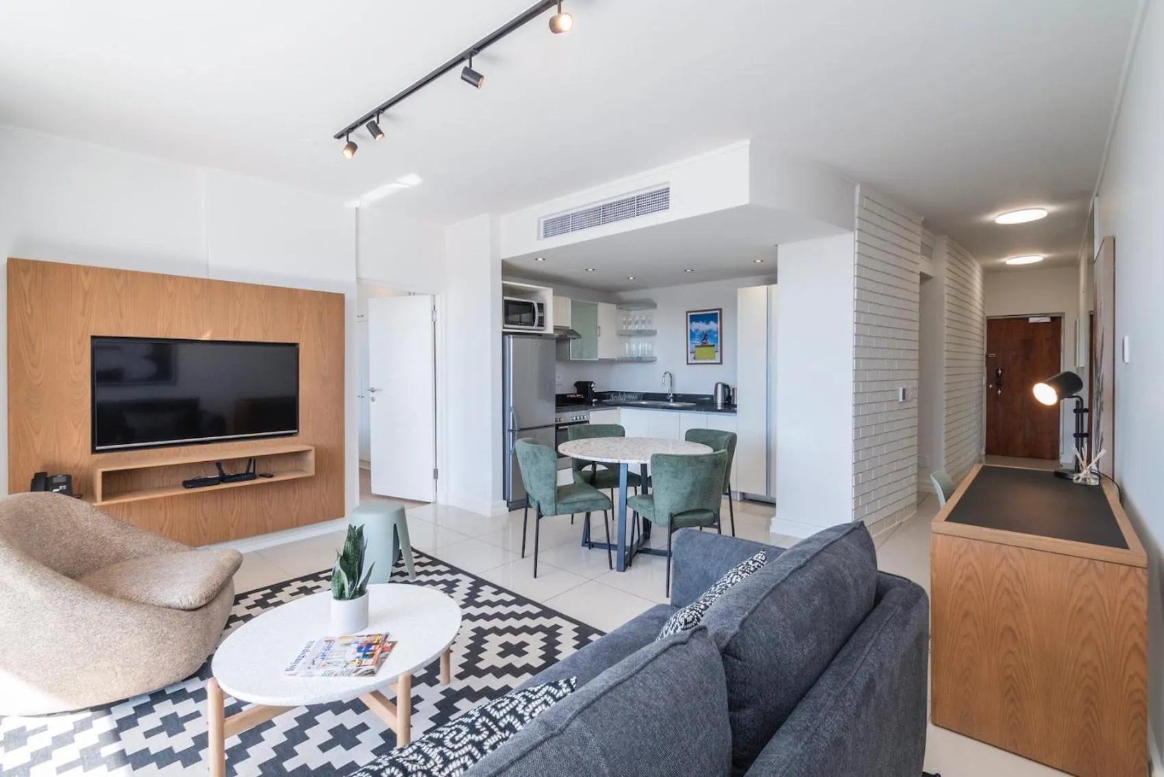 Kitchen or kitchenette in Xenia Aparthotel by Totalstay