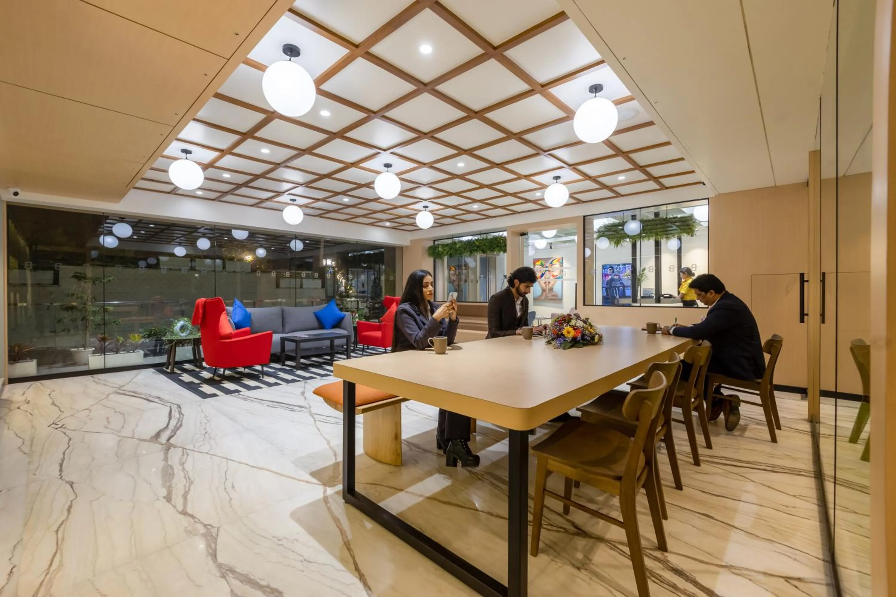 Lobby or reception in Hotel Bawa Gurgaon Medanta