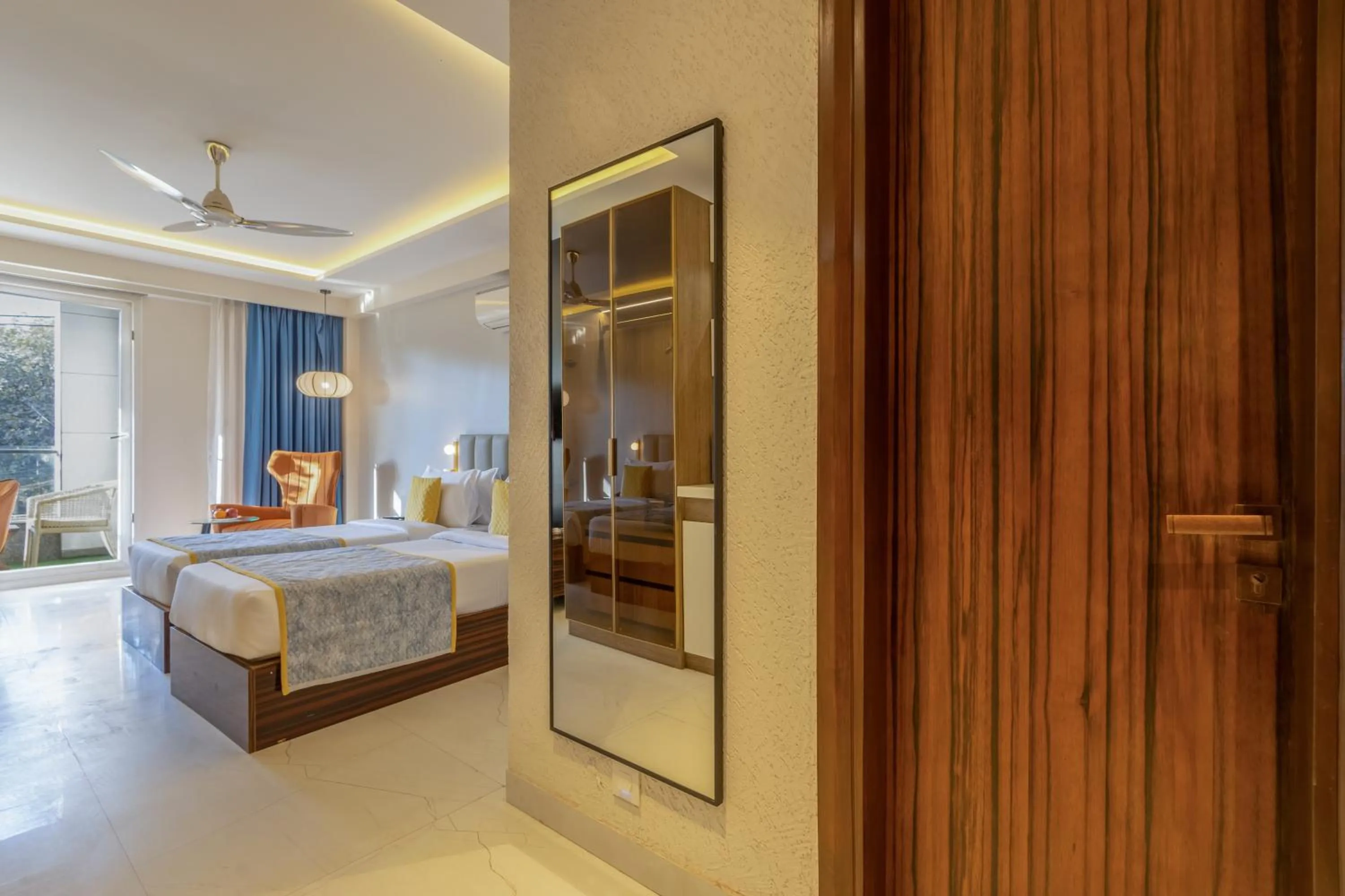 Bed in Hotel Bawa Gurgaon Medanta