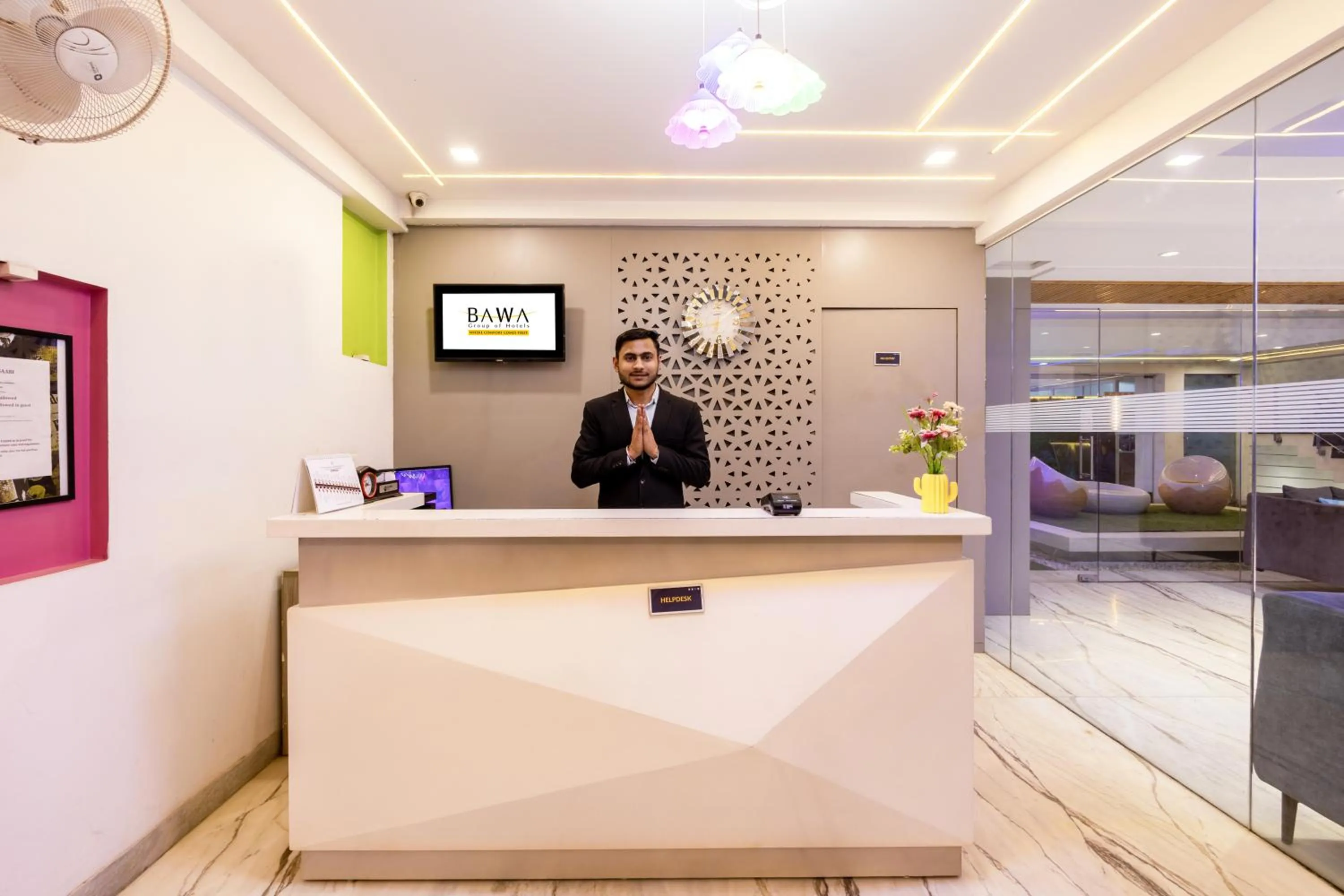 Lobby or reception in Hotel Bawa Gurgaon Medanta