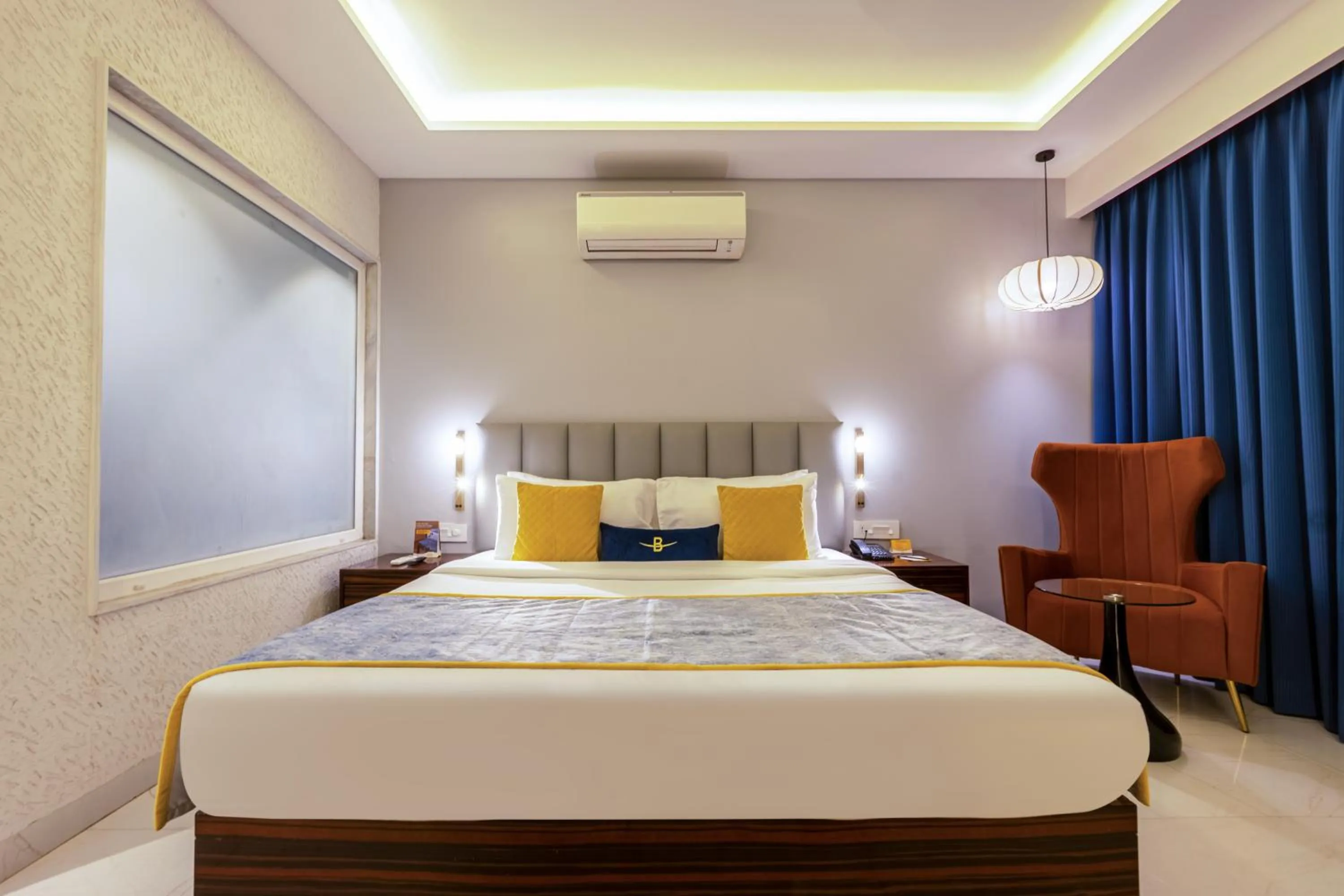 Bedroom, Bed in Hotel Bawa Gurgaon Medanta