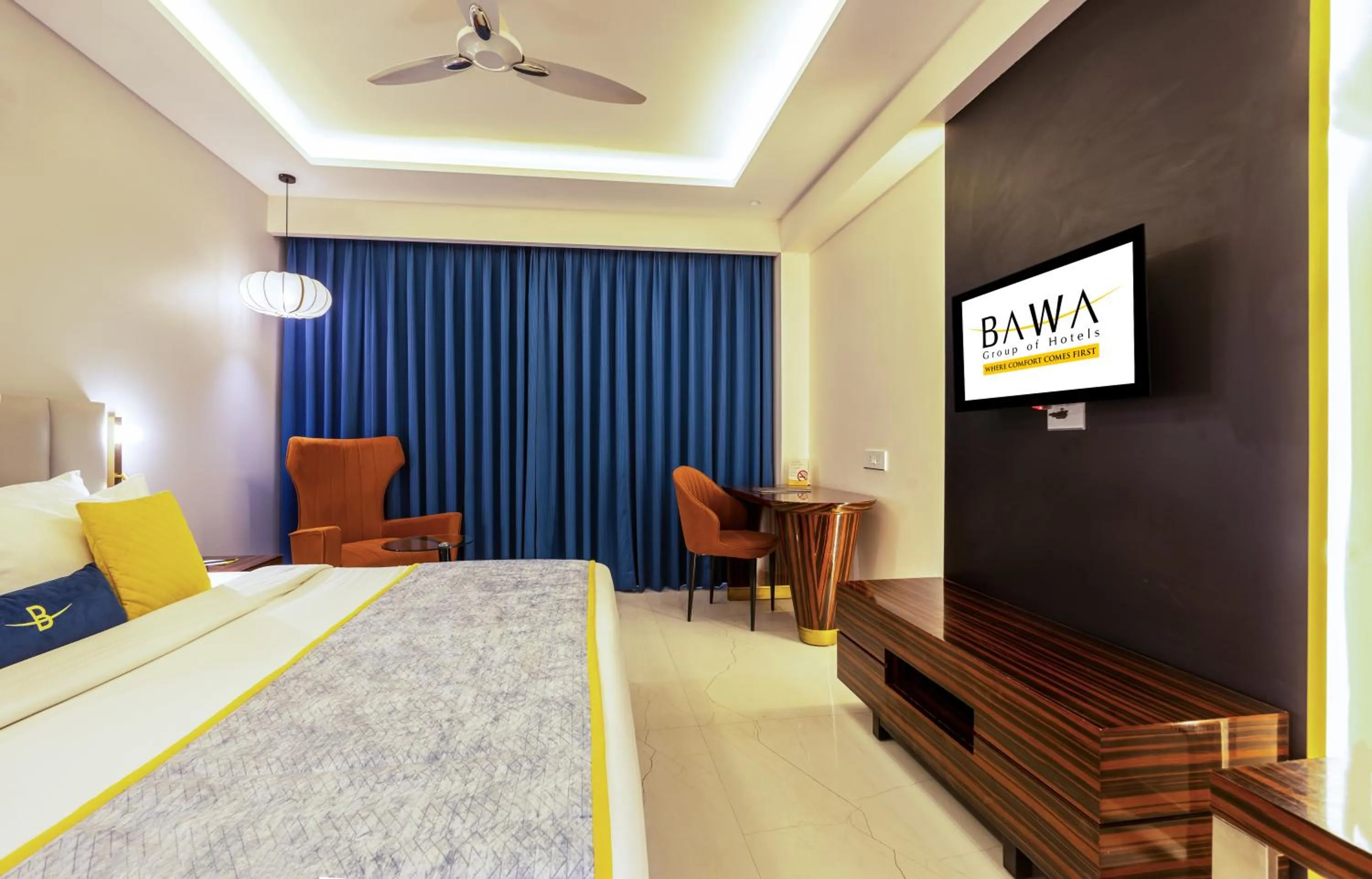 Bed in Hotel Bawa Gurgaon Medanta
