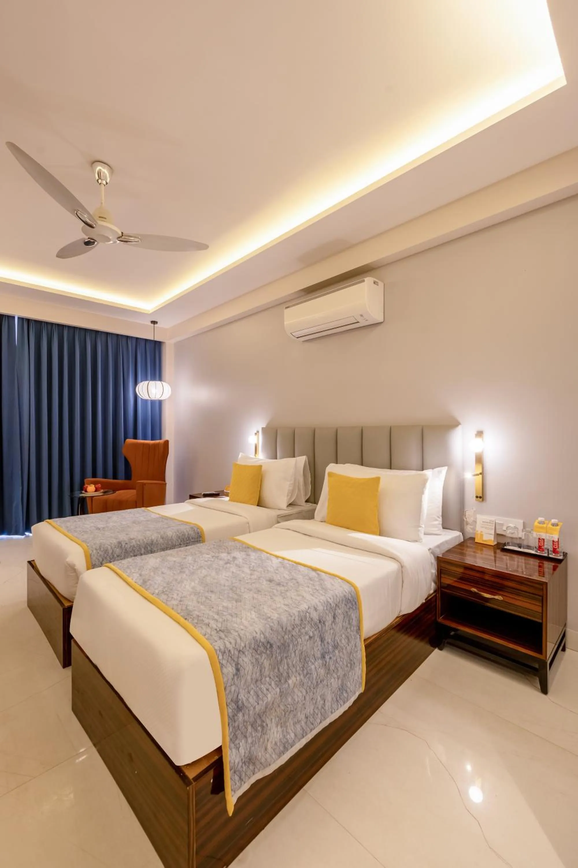 Bed in Hotel Bawa Gurgaon Medanta