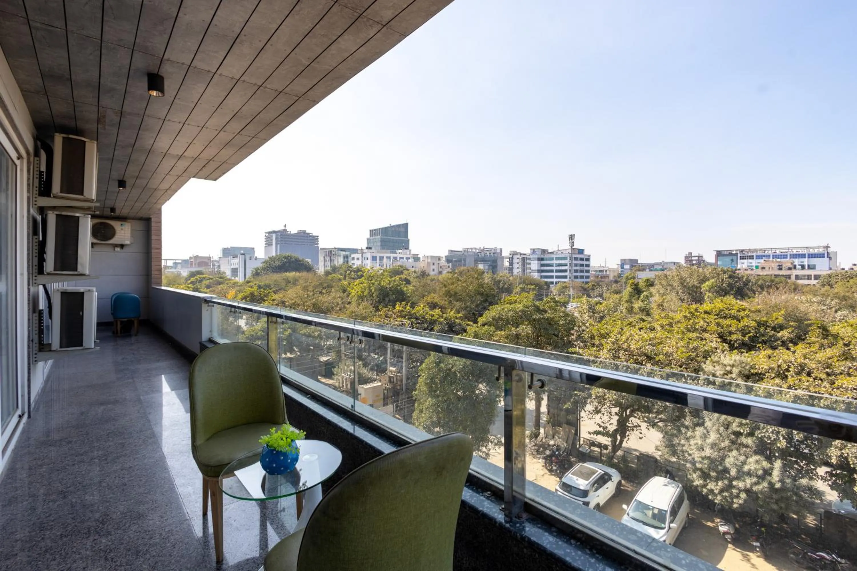 Balcony/Terrace in Hotel Bawa Gurgaon Medanta
