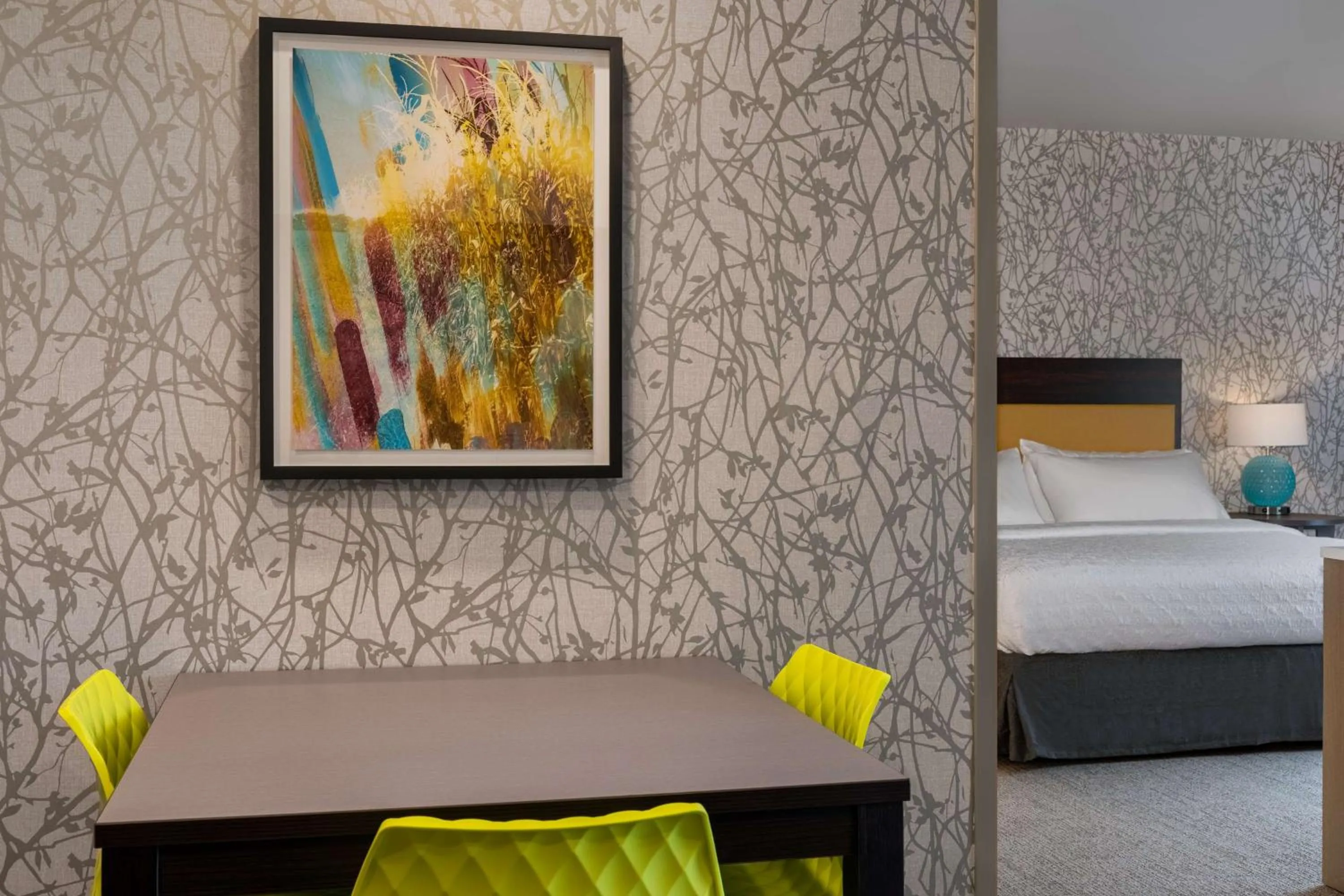 Bed in Home2 Suites By Hilton Ankeny