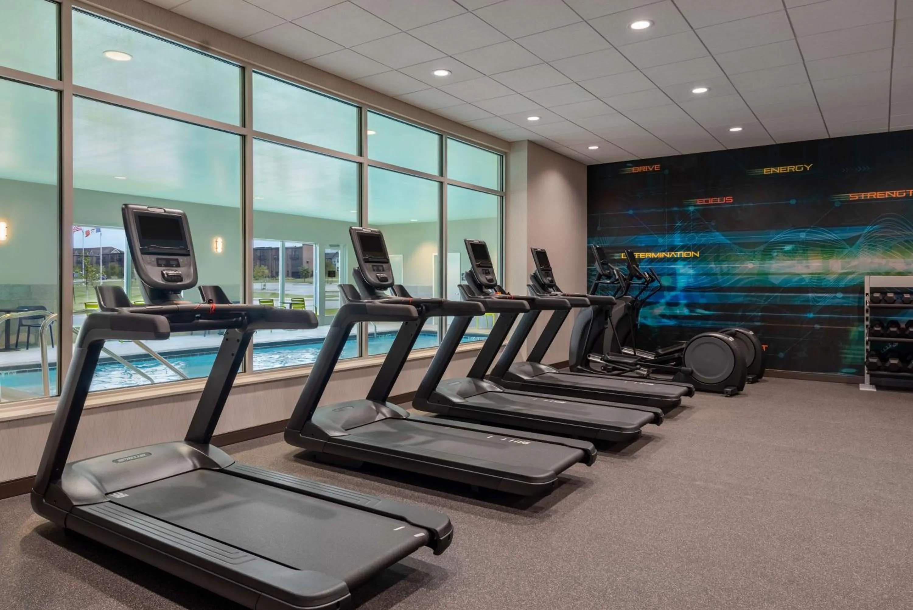 Fitness centre/facilities in Home2 Suites By Hilton Ankeny