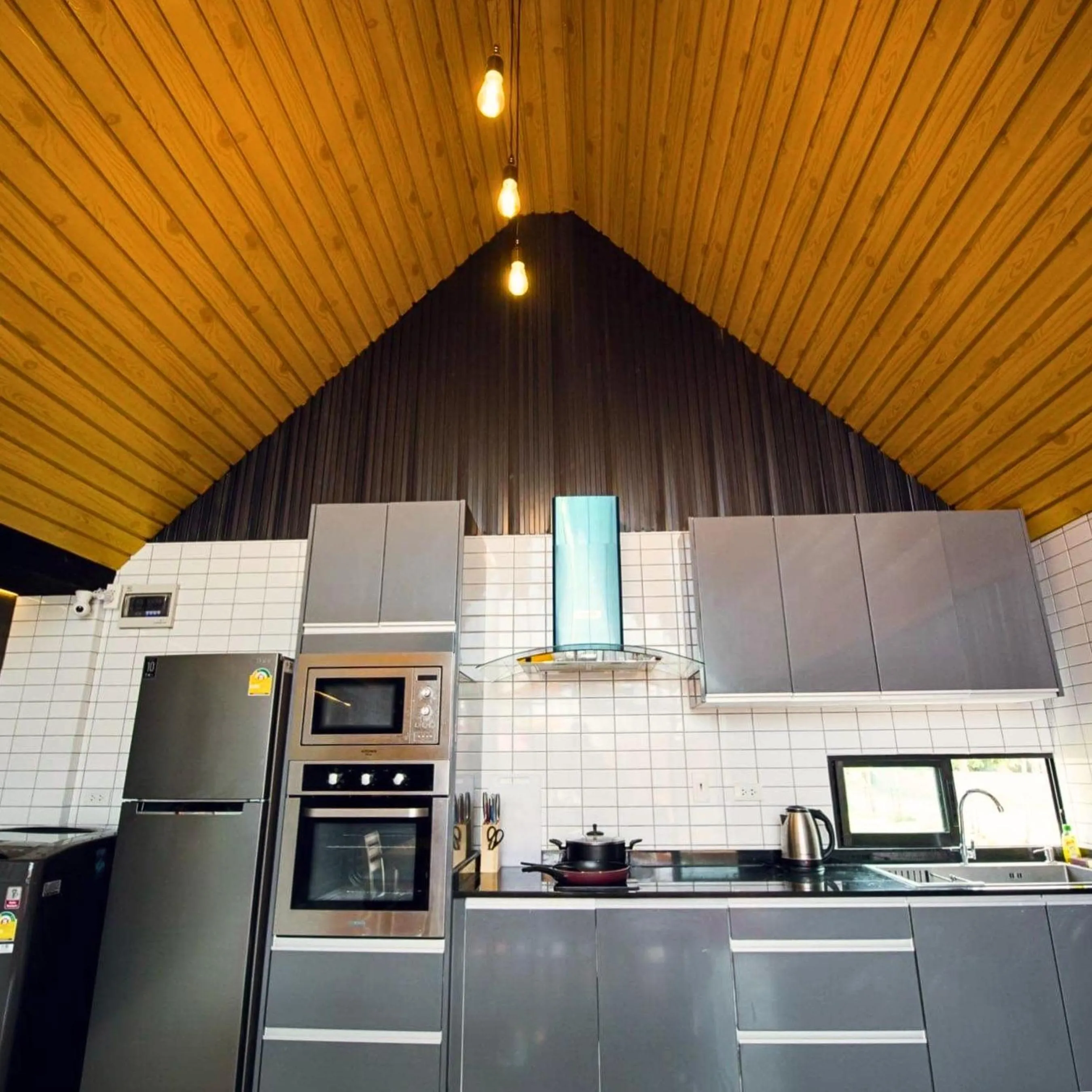 kitchen in NP Pool Villa Hua Hin