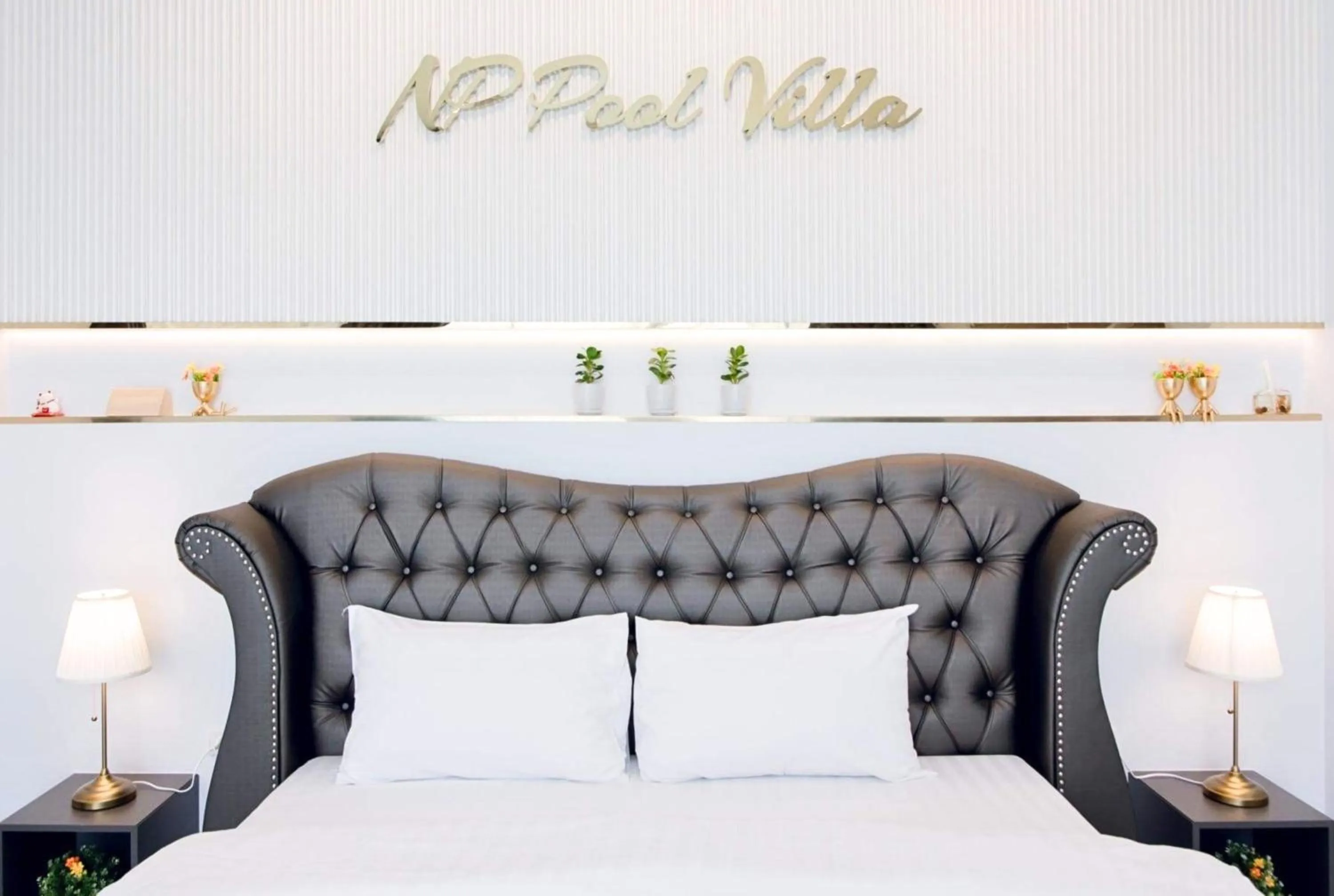 Bed in NP Pool Villa Hua Hin