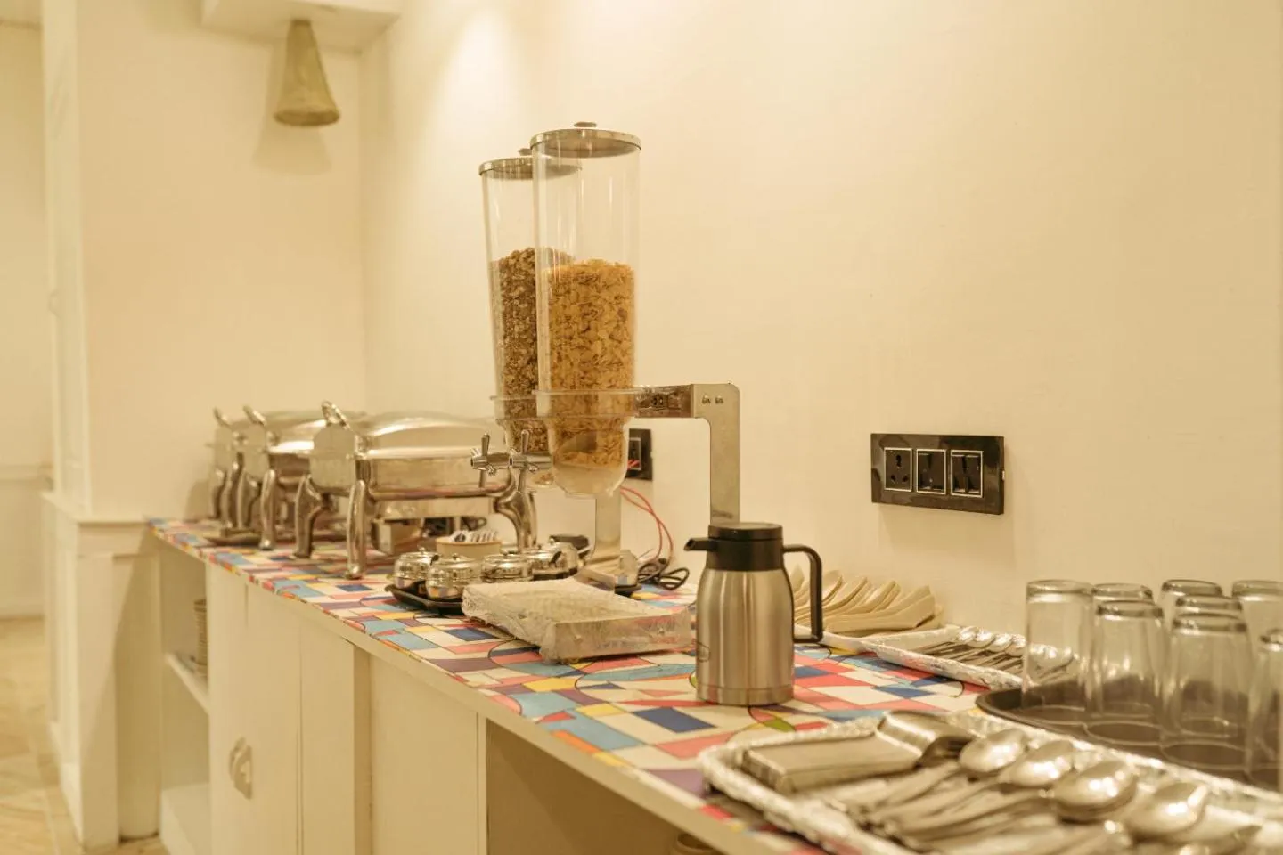 Buffet breakfast in Hotel El Castello