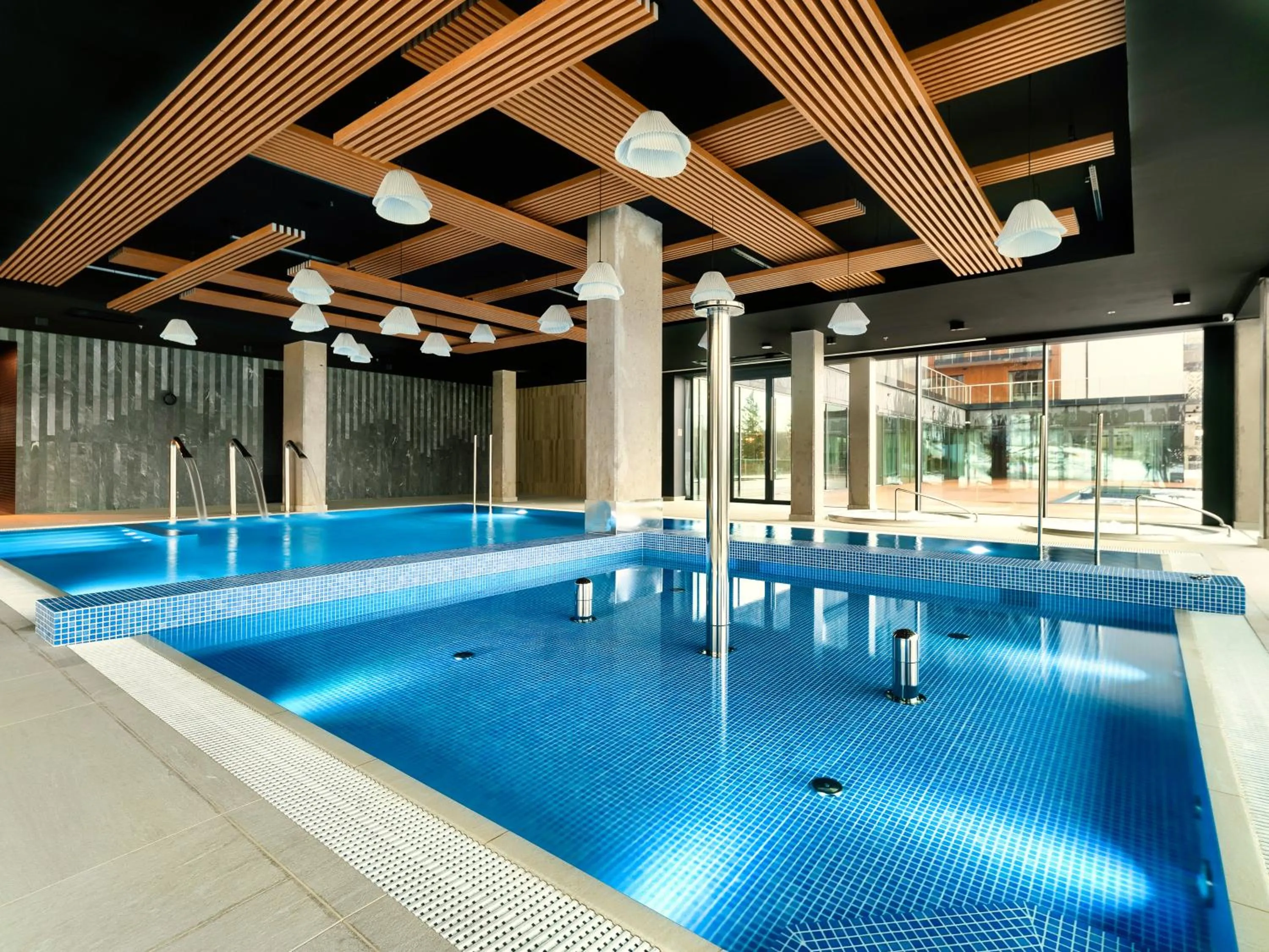 Pool view in Happy Valley Resort Szklarska Poręba