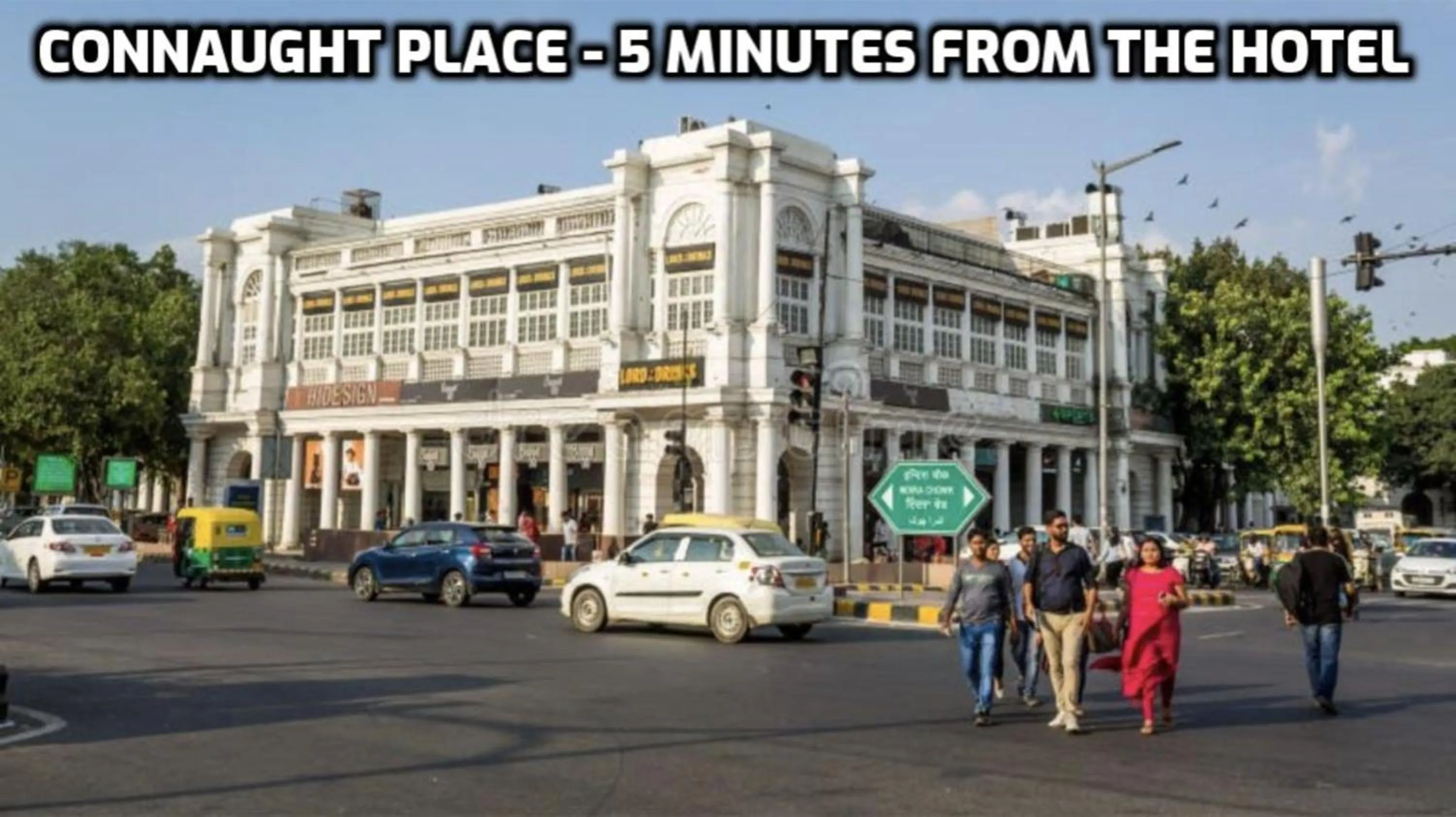 Nearby landmark in Hotel Glitz - Walk in from New Delhi Railway Station