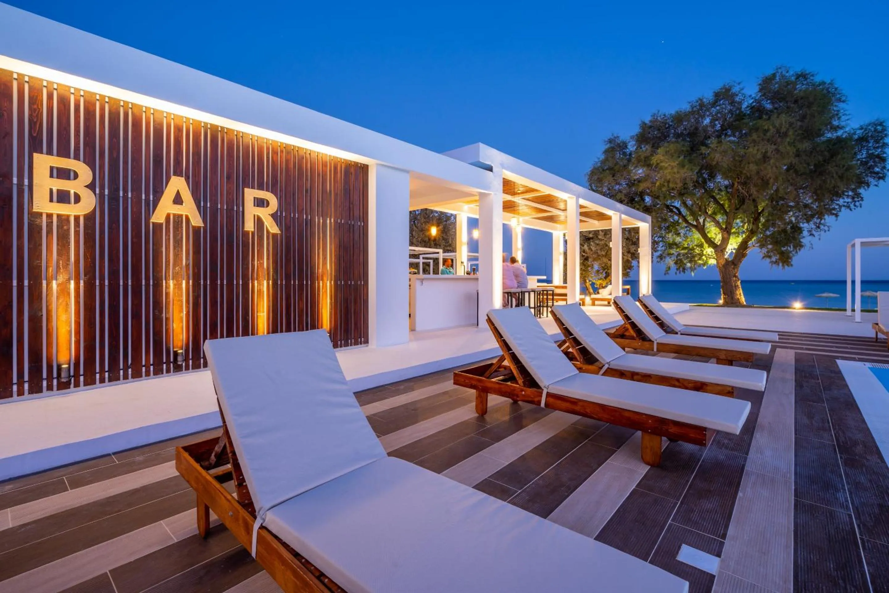 Lounge or bar in Kamari Beach