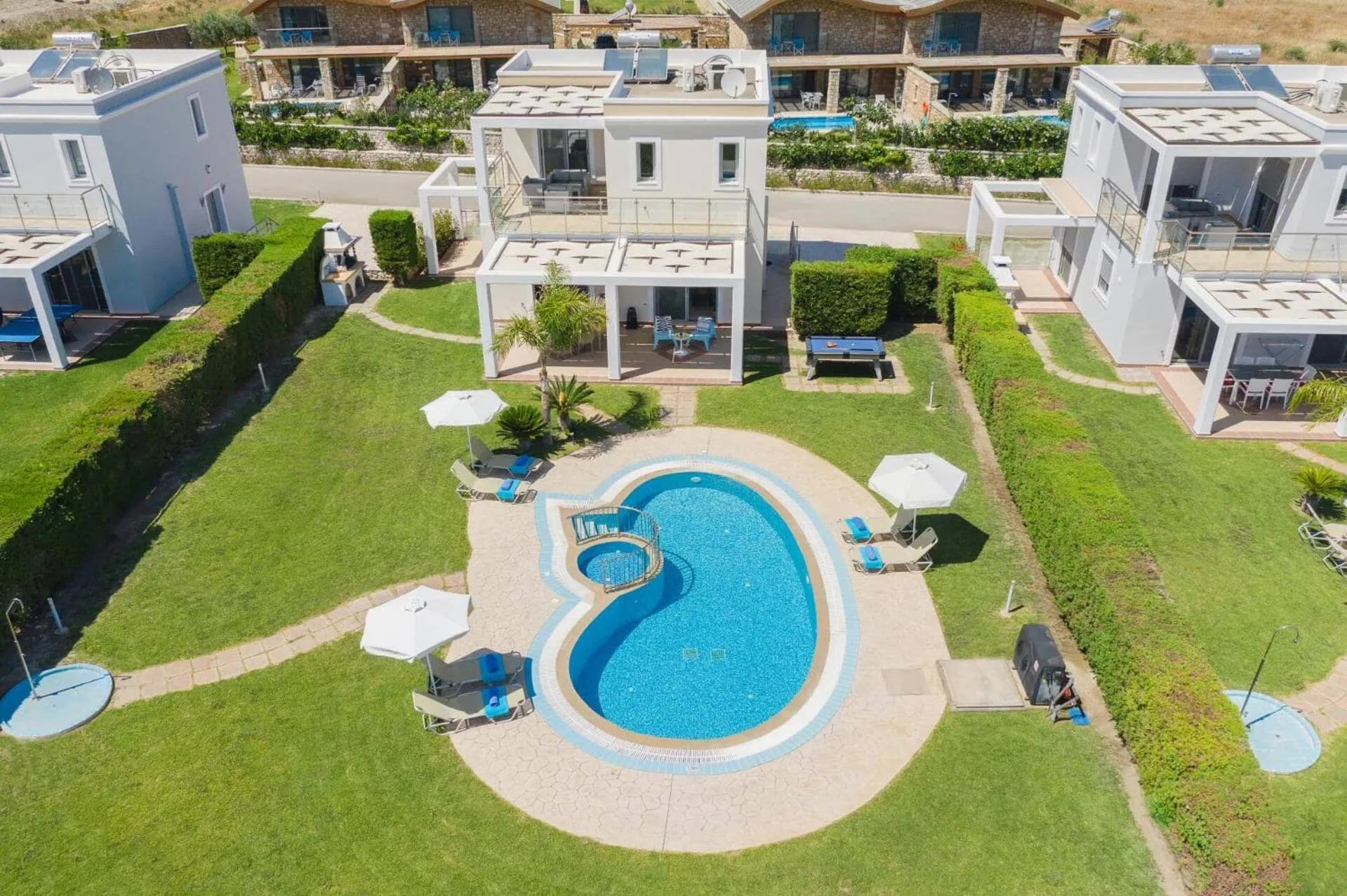 Swimming pool in Kamari Beach