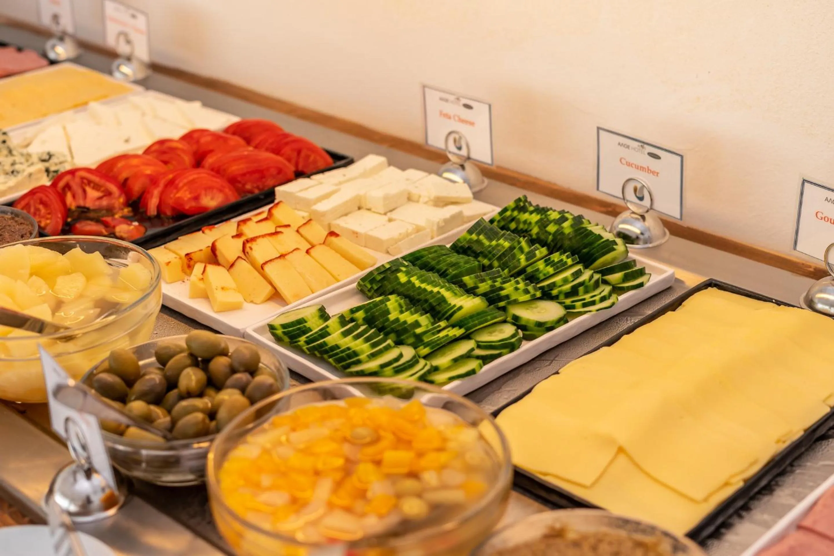 Breakfast in Kamari Beach