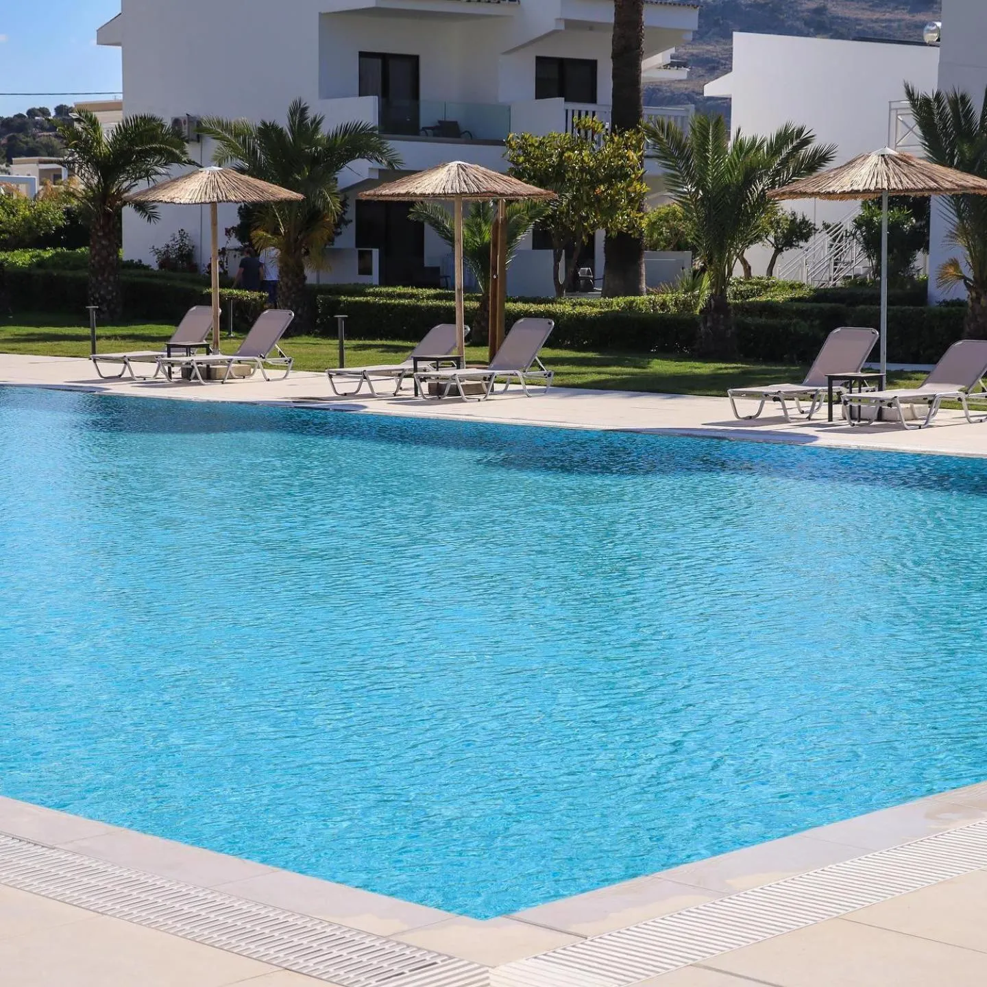 Swimming pool in Kamari Beach