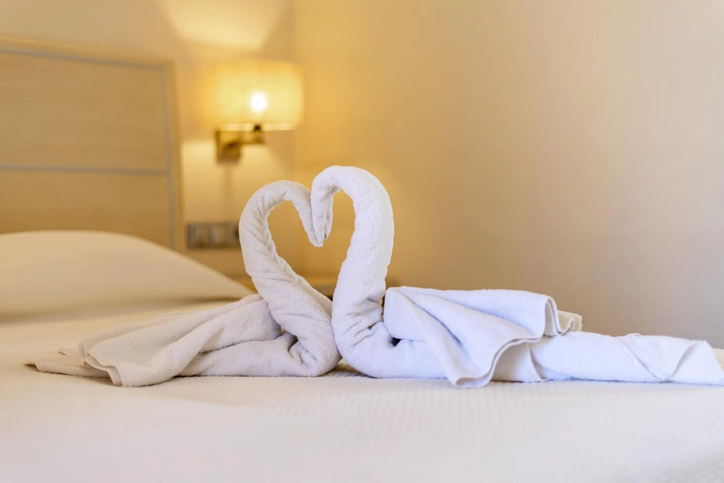 towels in Kamari Beach