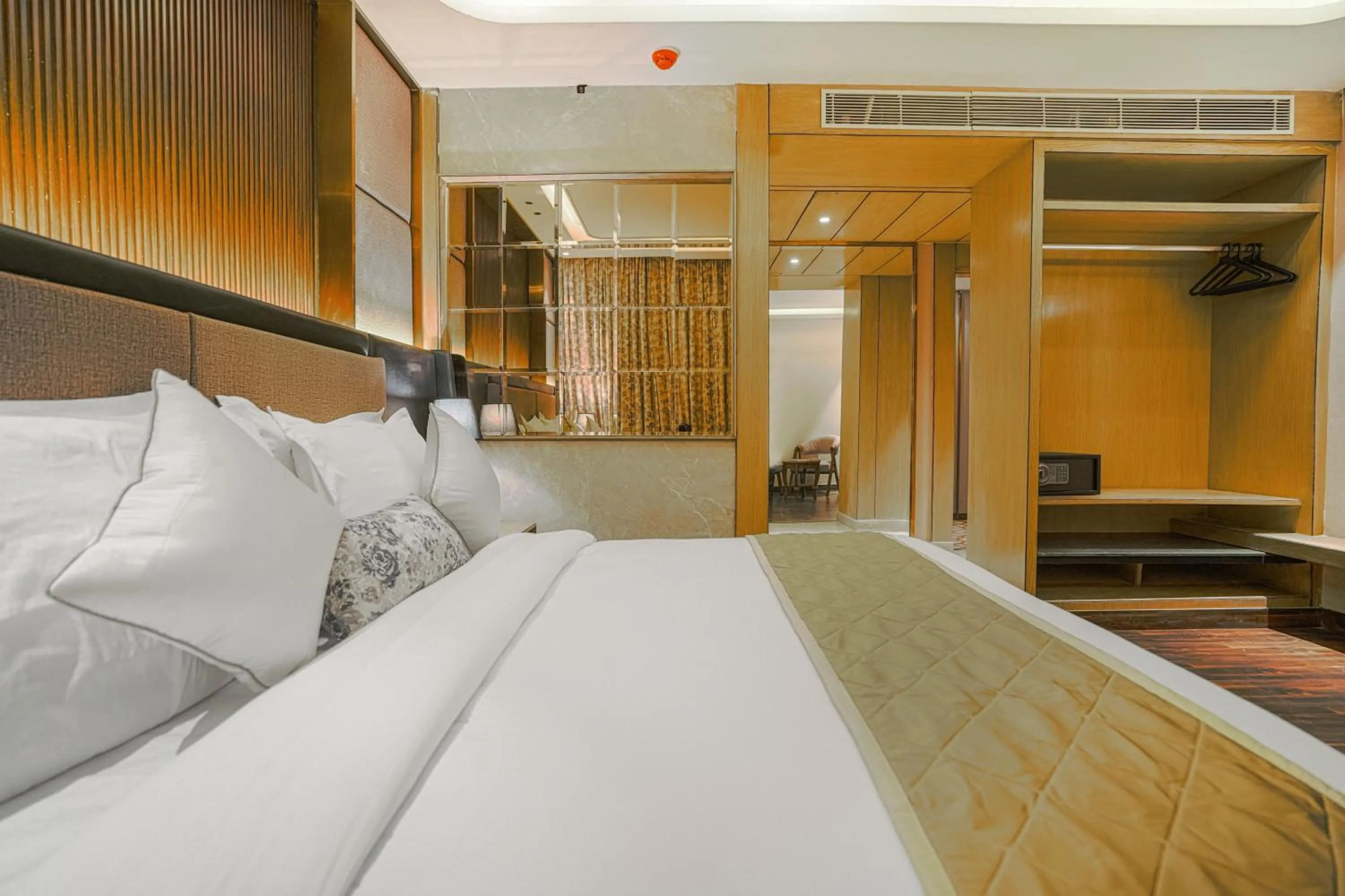 Bed in Hotel Levelup Signature