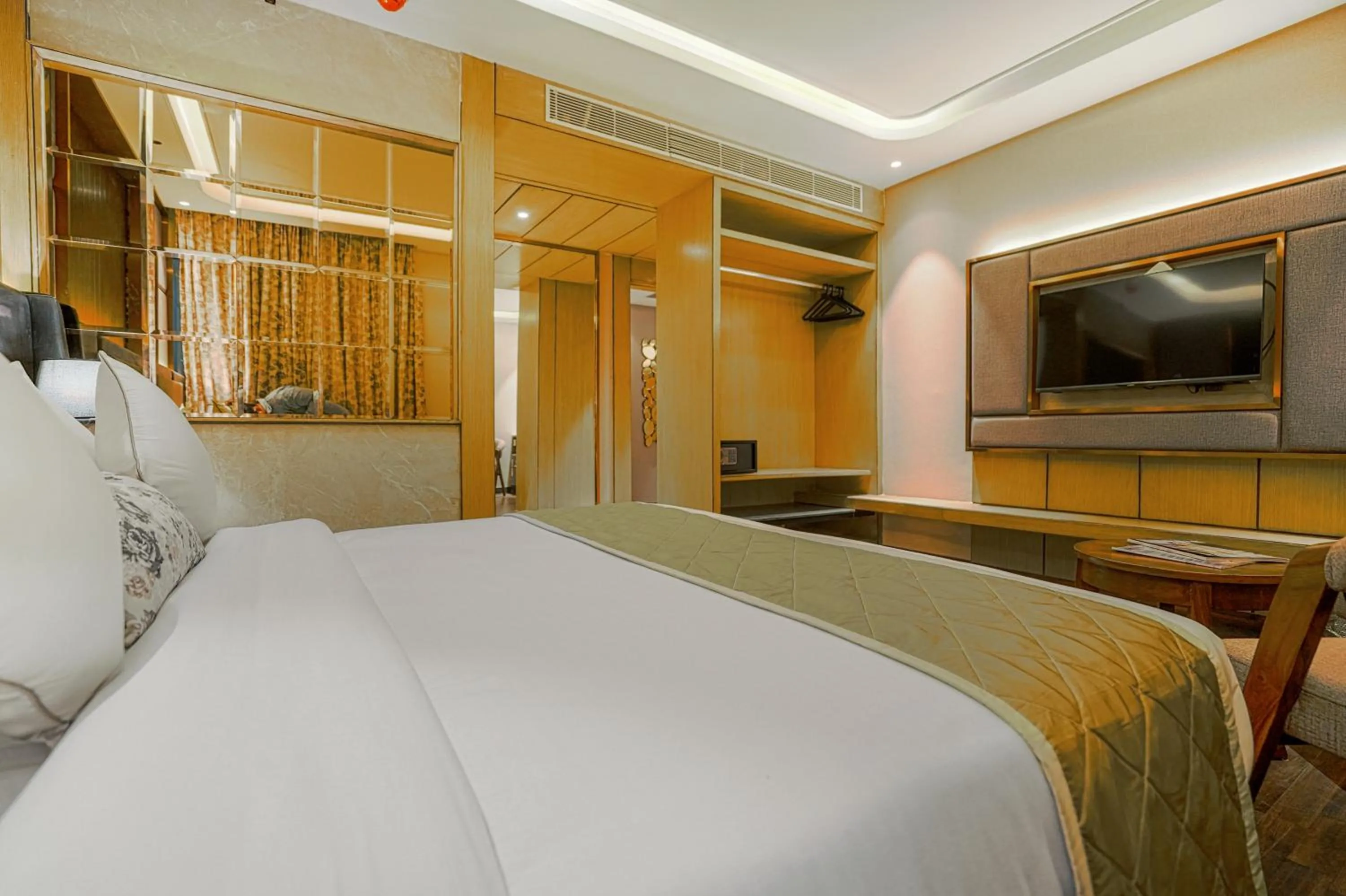 Bed in Hotel Levelup Signature