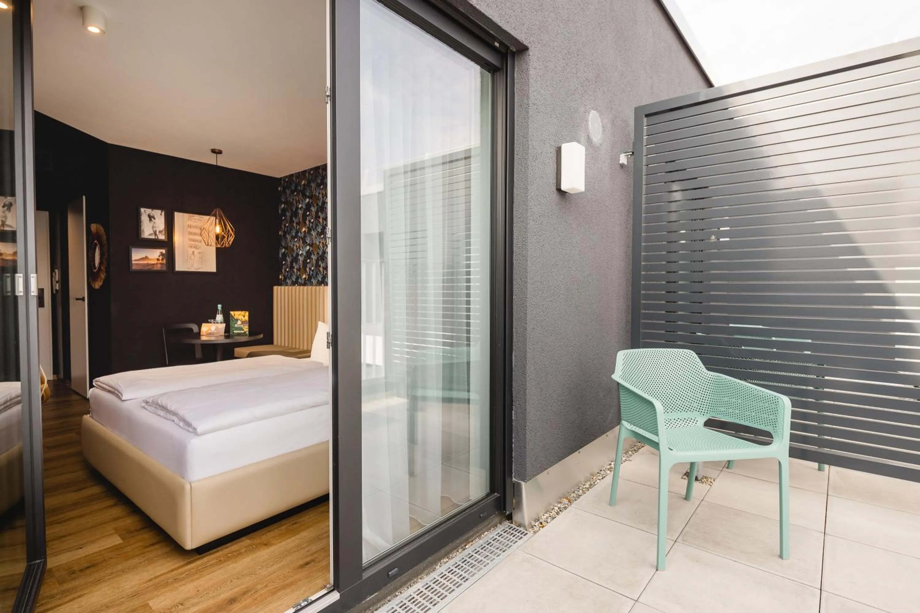 Balcony/Terrace, Bed in Rioca Hafeninsel Posto 8