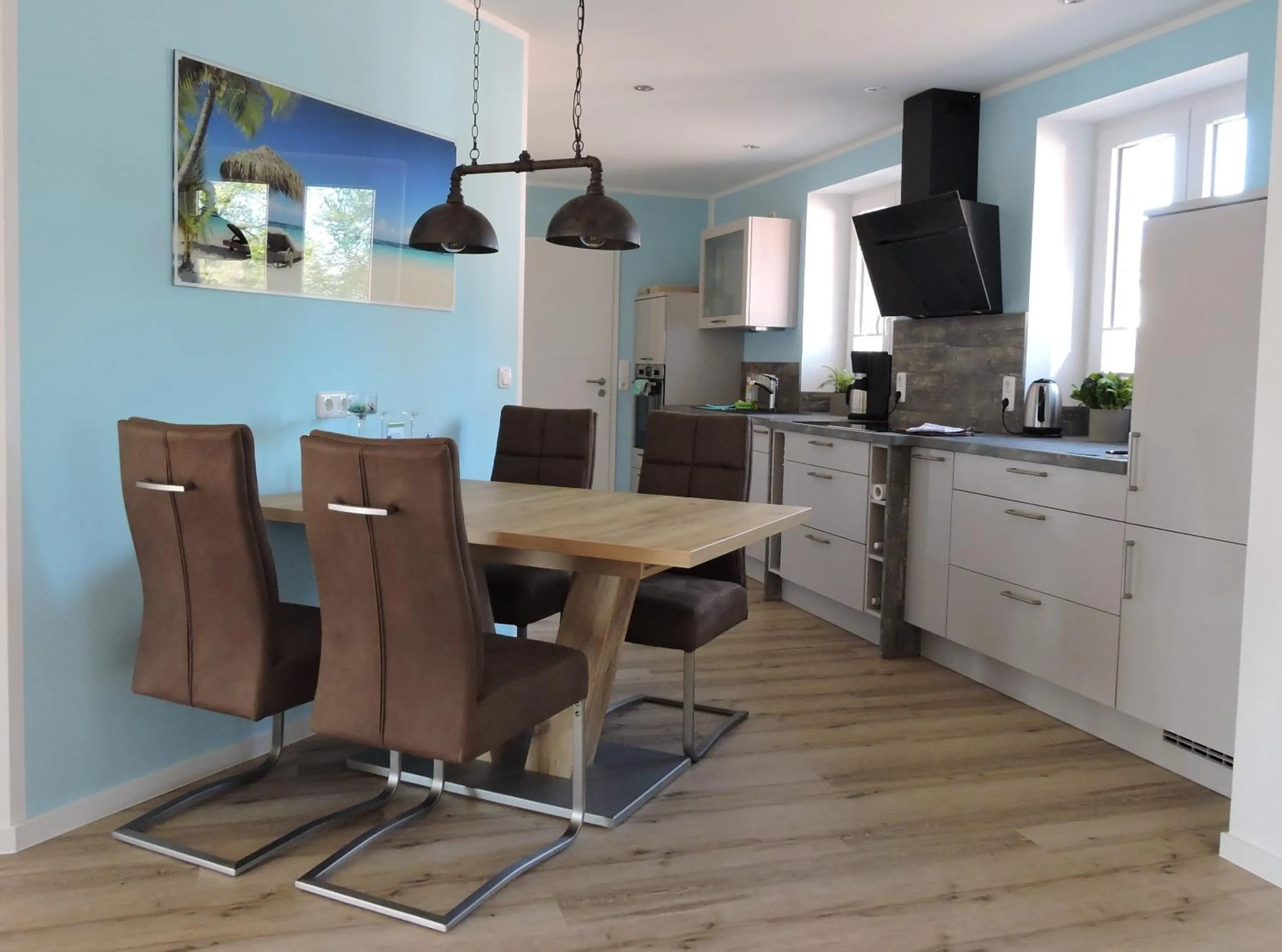 Kitchen or kitchenette in Apartment Am Anker