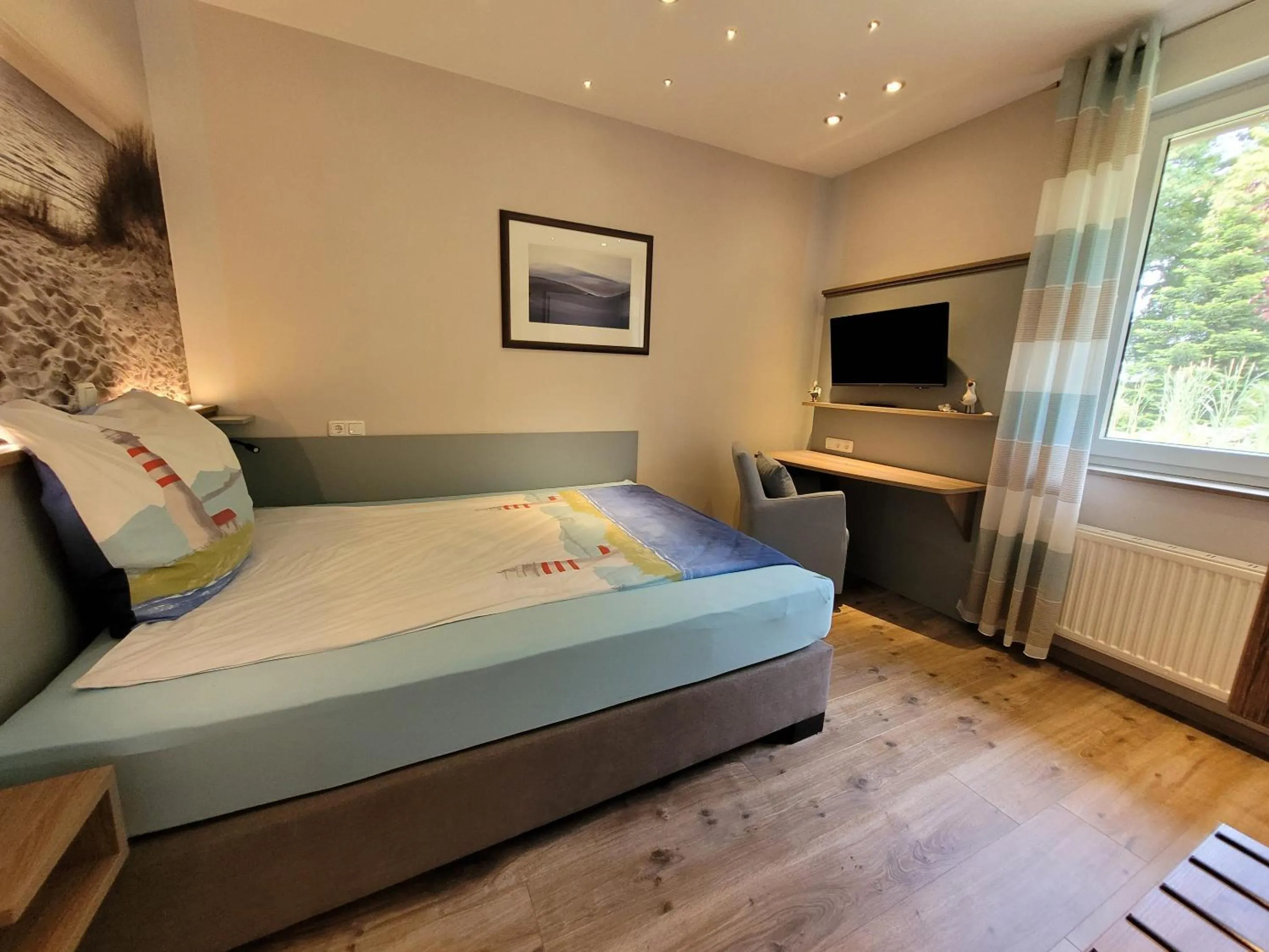 Bedroom, Bed in Apartment Am Anker