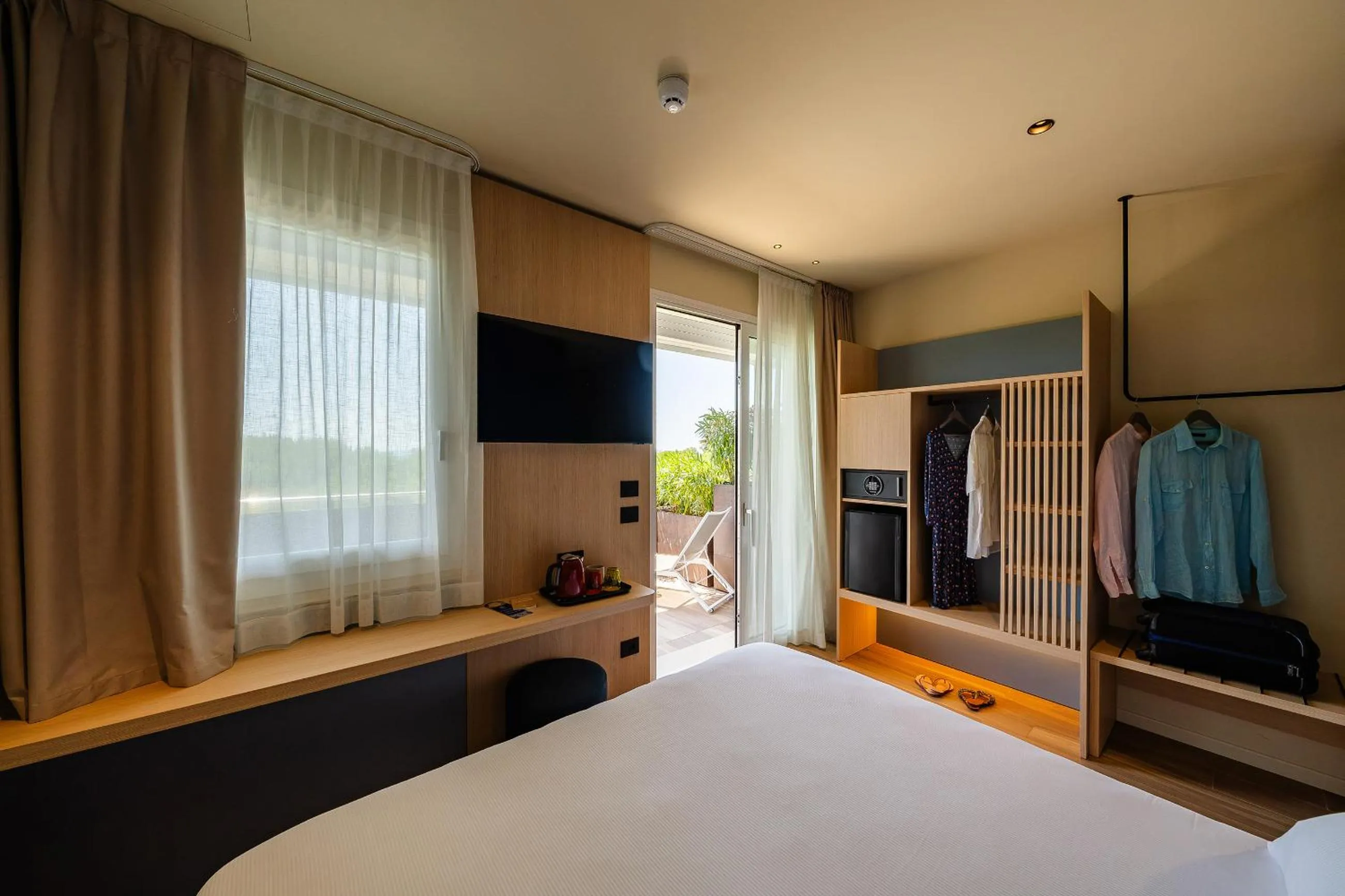 Bed in Il Tridente Hotel