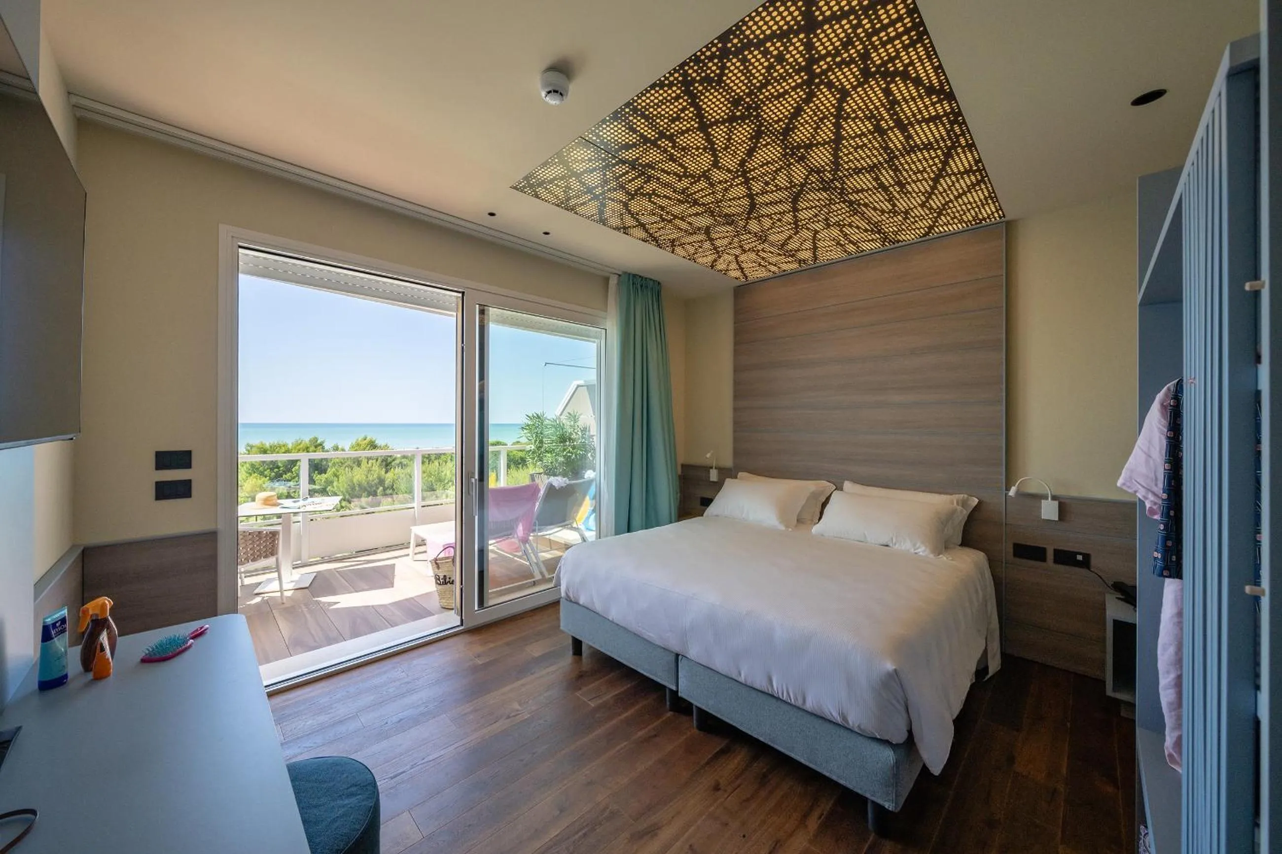 Bed in Il Tridente Hotel