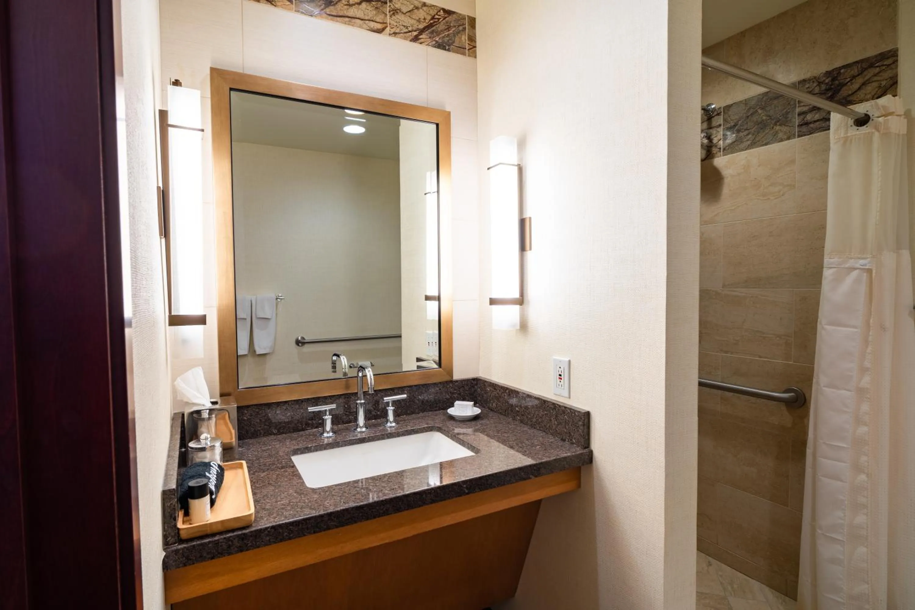 Bathroom in Villa Graziadio Executive Center at Pepperdine University